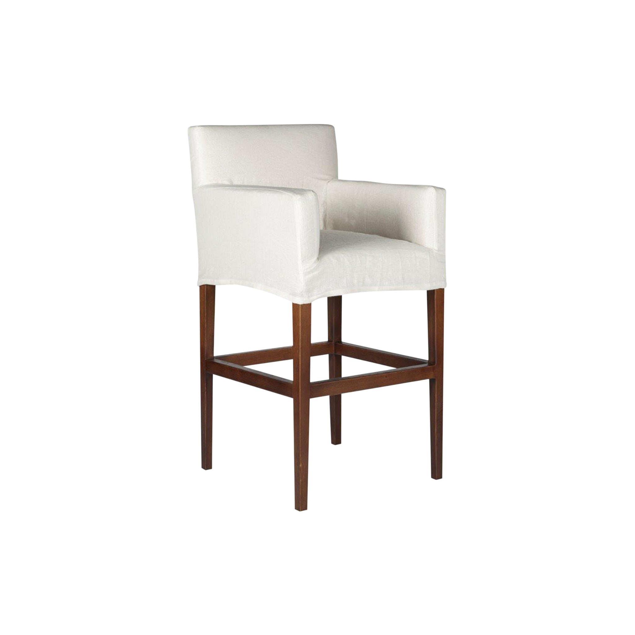 Slipcovered Stool