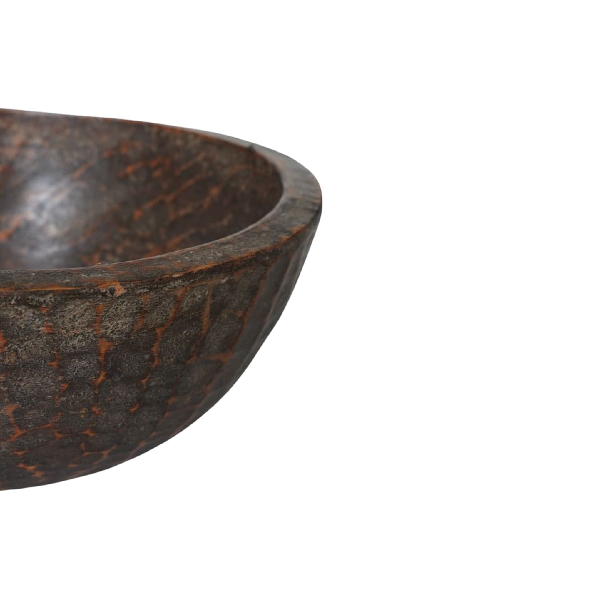 Rustic Teak Artisan Bowl
