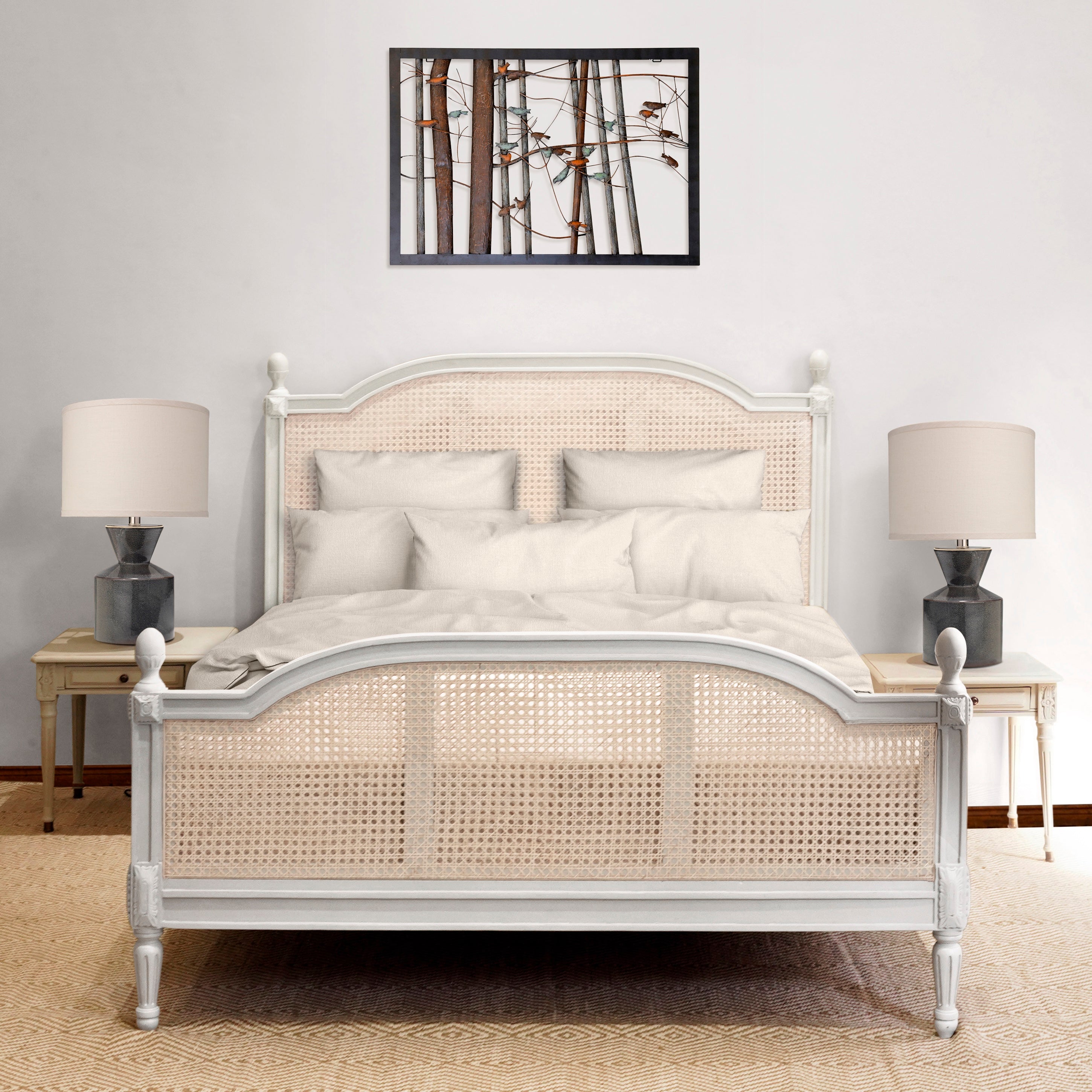 Gustavian Louisa Ulrika Cane Bed