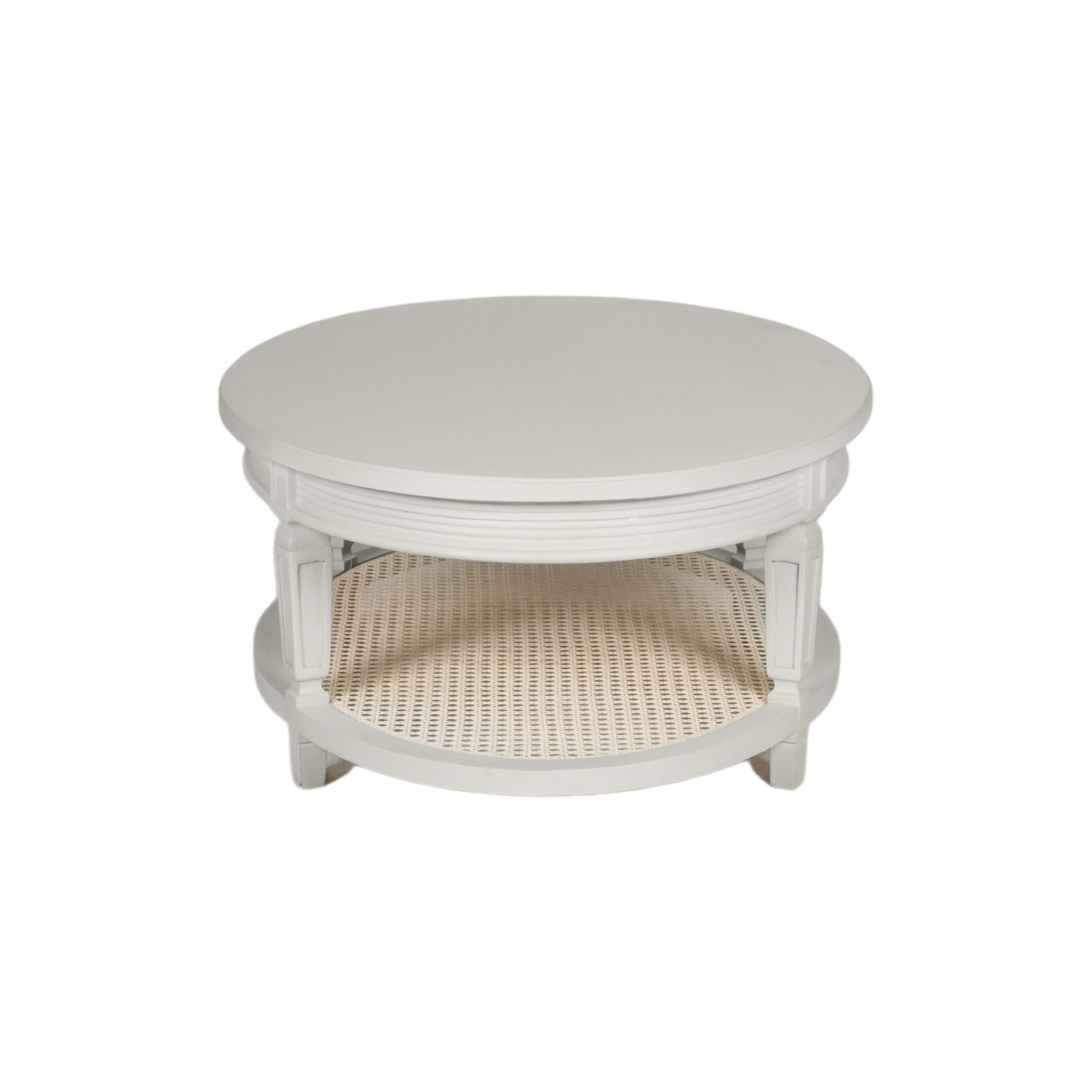 Gustavian Neoclassic Cane Base Coffee Table