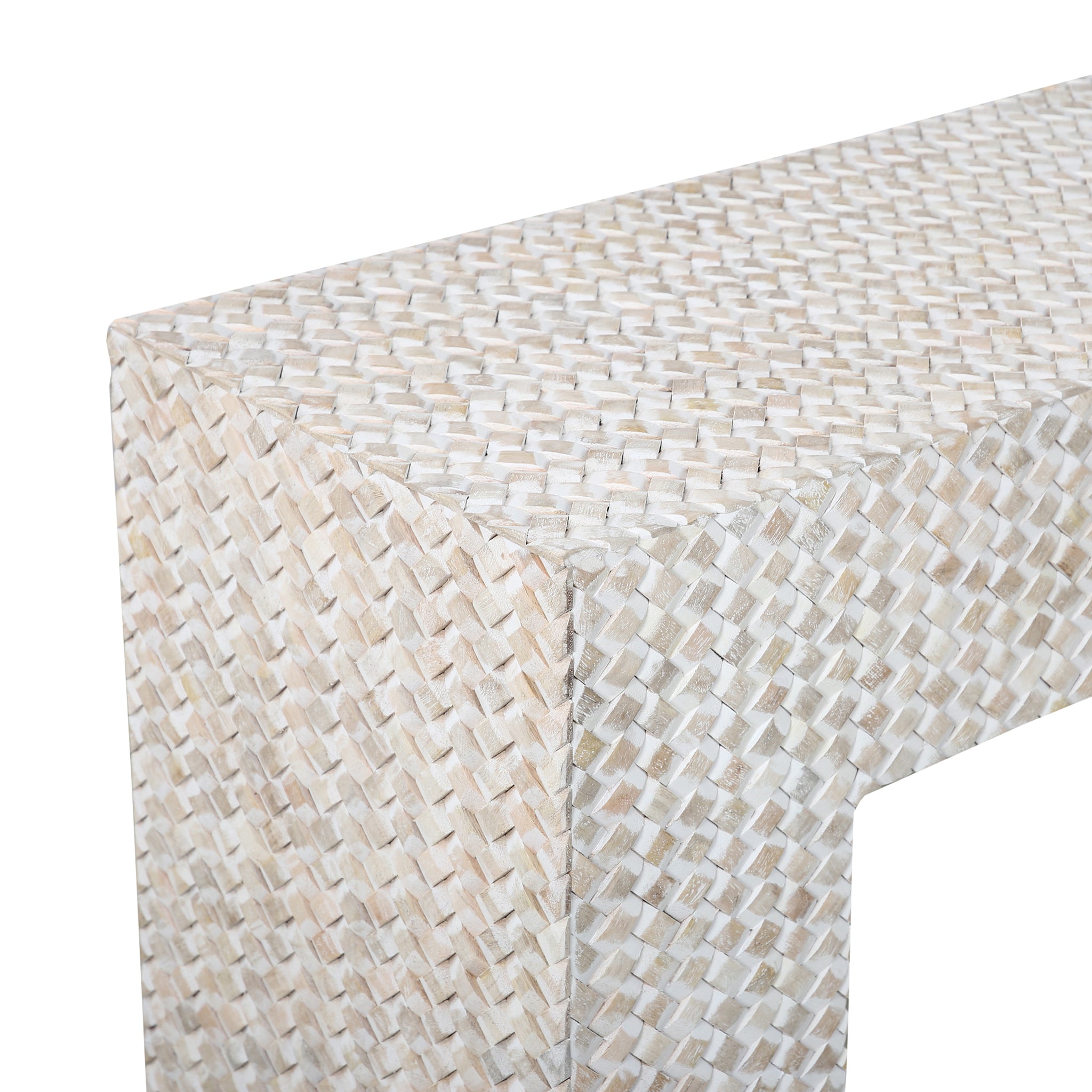 Callista Carved Wood Console