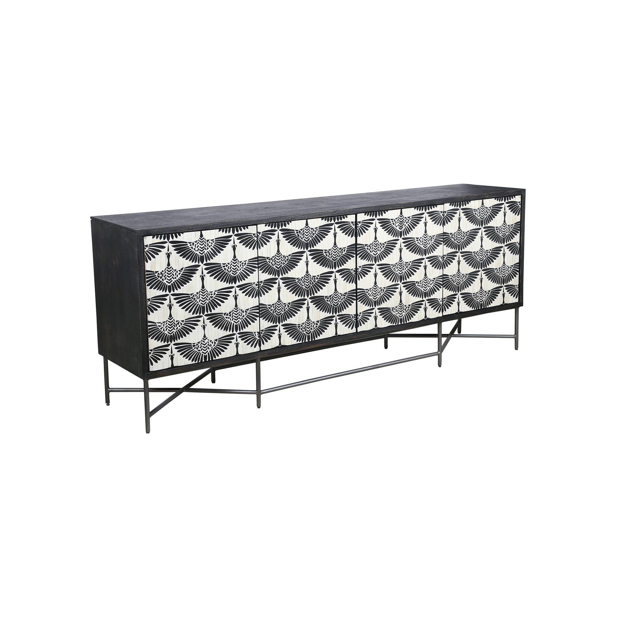 Tansu Crane Sideboard