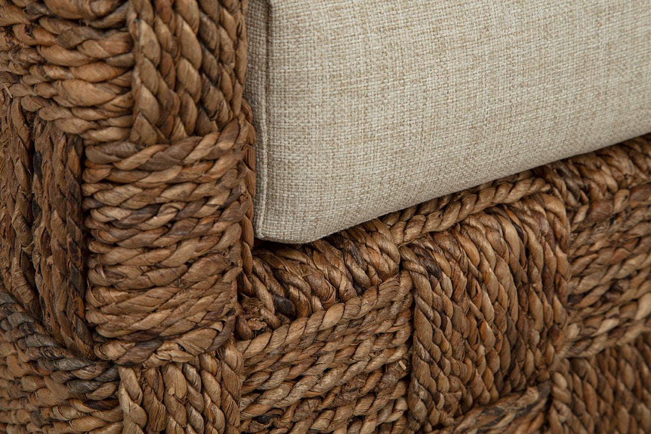 Crotone Woven Seagrass Arm Chair