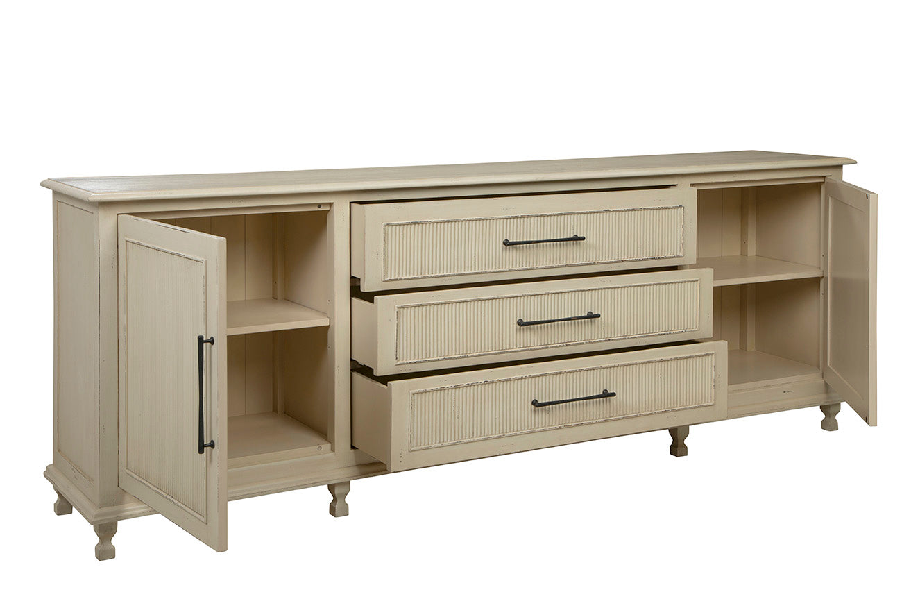 Montelupo Carved Wood Sideboard