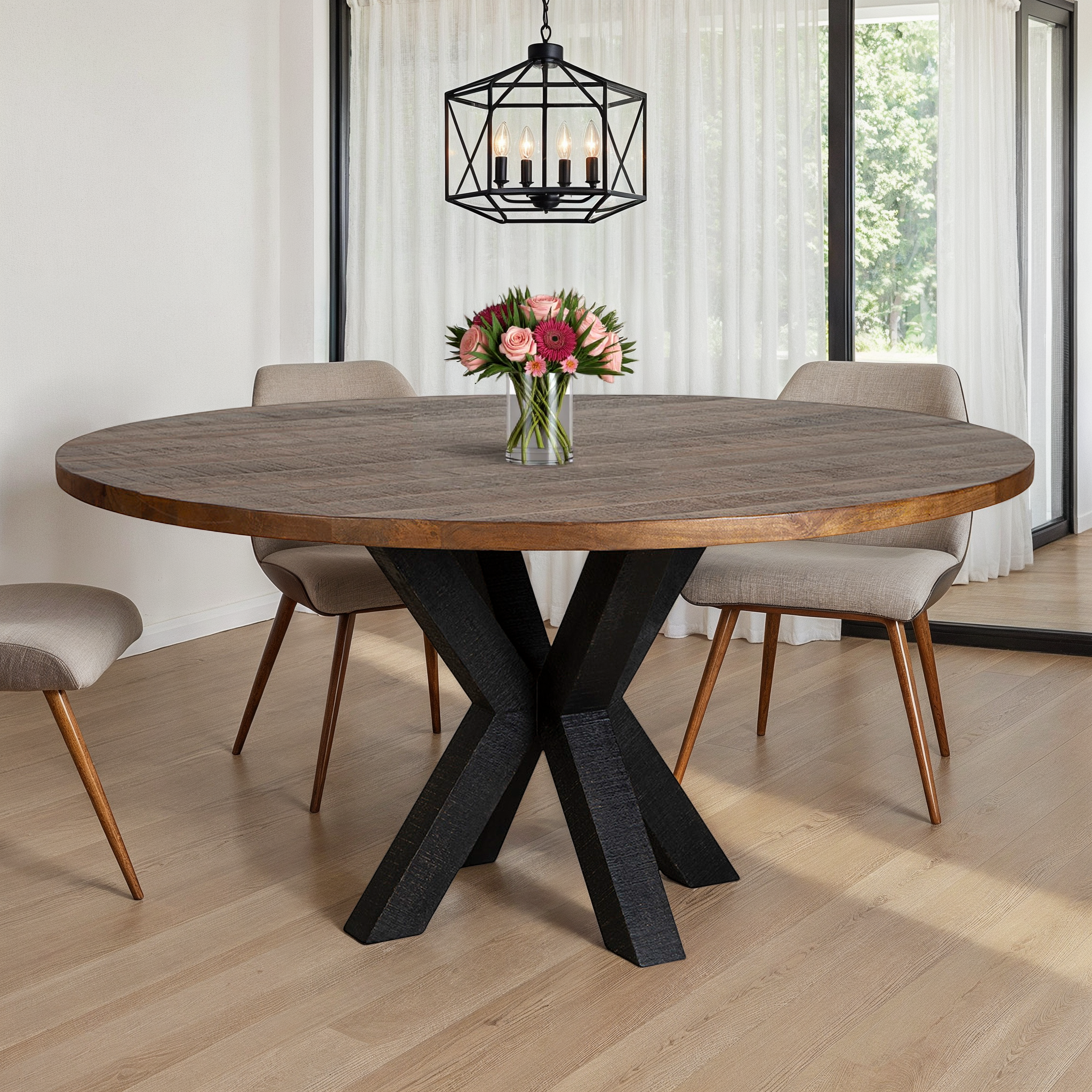 Caravaggio Reclaimed Wood Dining Table