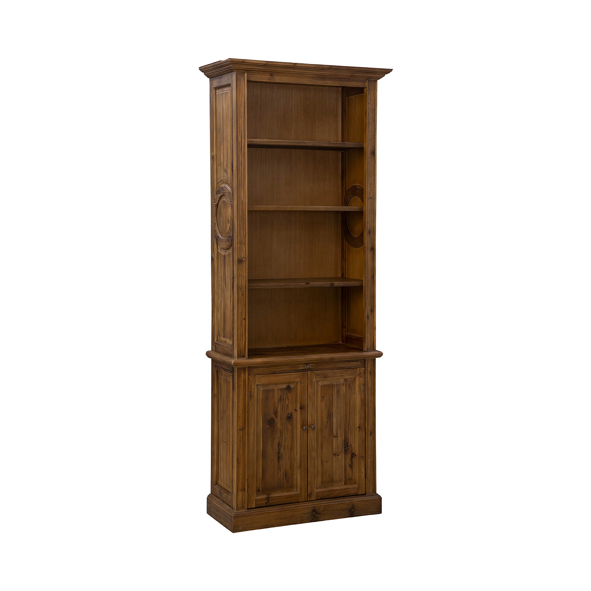 Arlon Carved Wood Bookcase