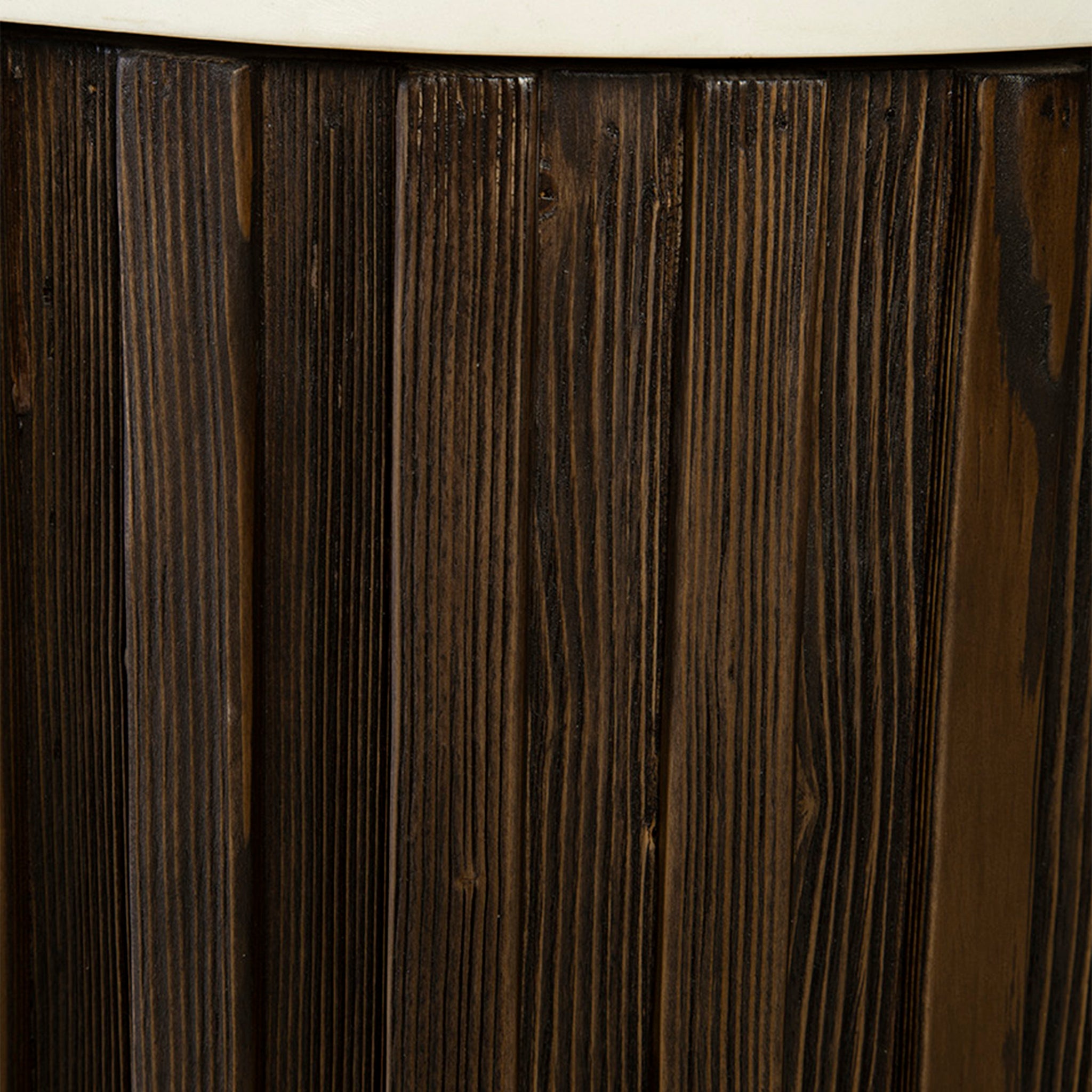 Essau Fluted Wood Console