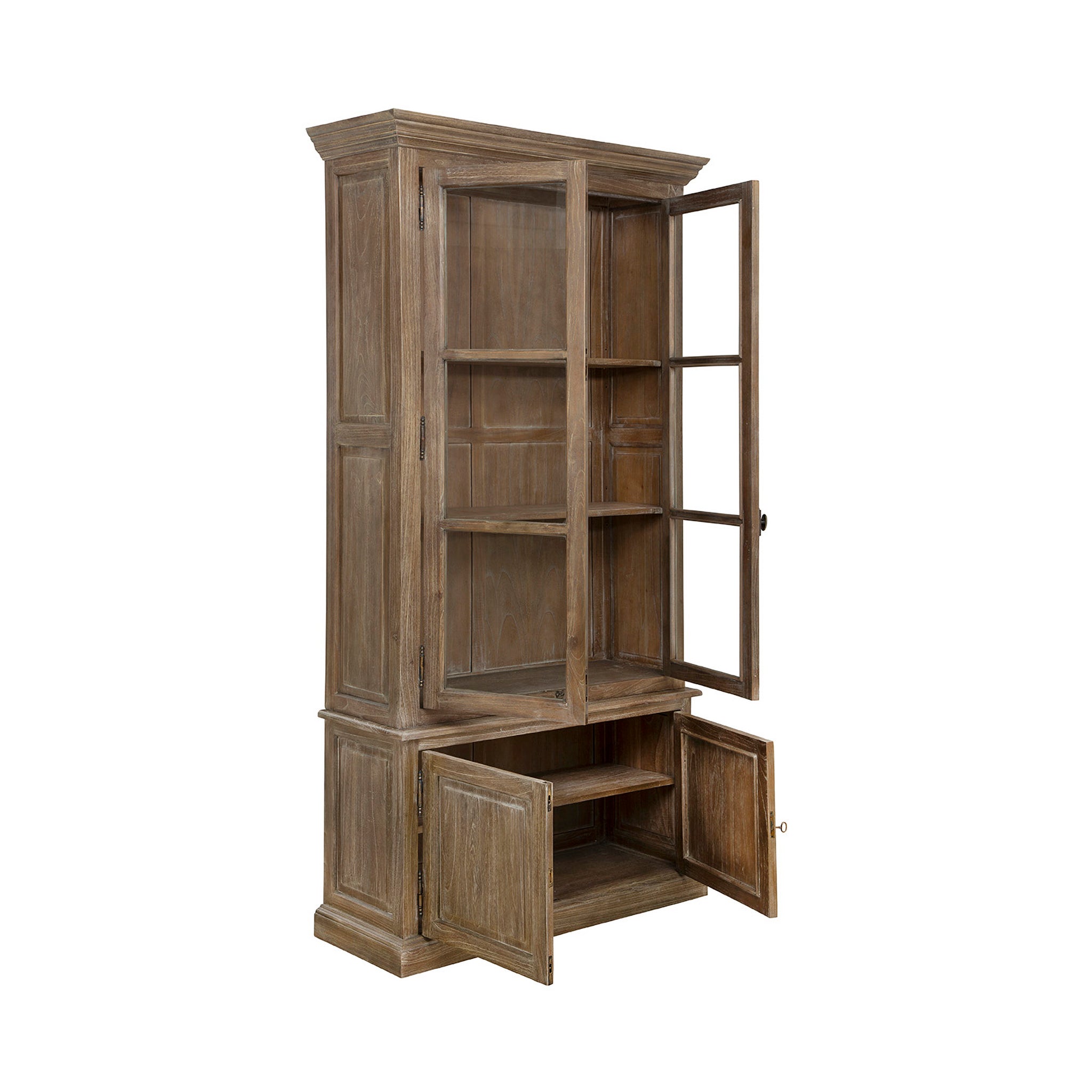 Spello Weathered Wood Cabinet