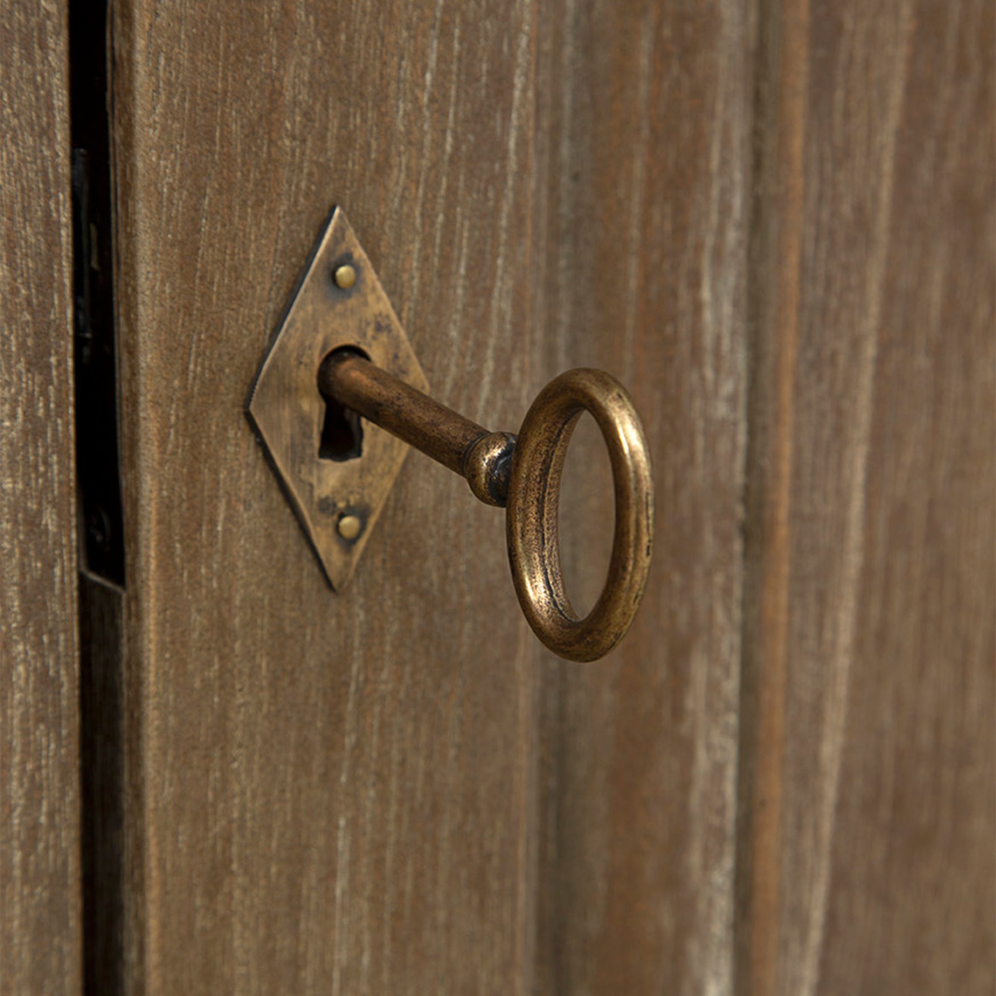 Spello Weathered Wood Cabinet