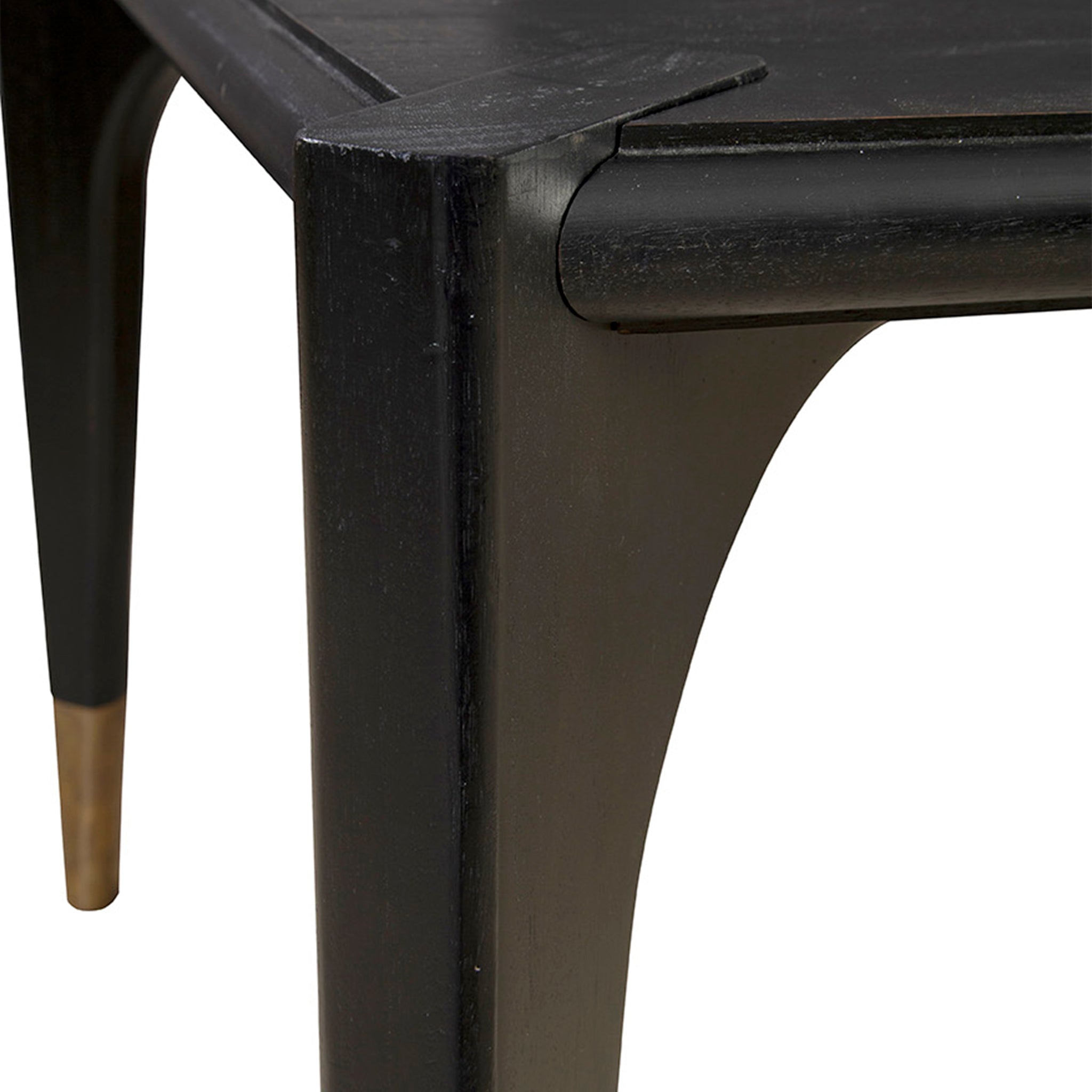Napean Black Wood Dining Table