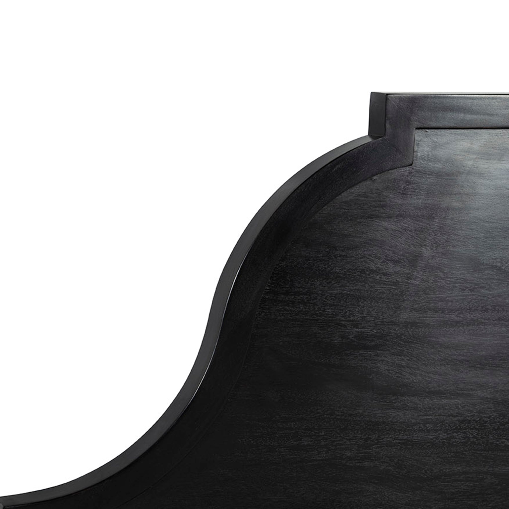 Cadiff Black Mahogany Canopy King Bed