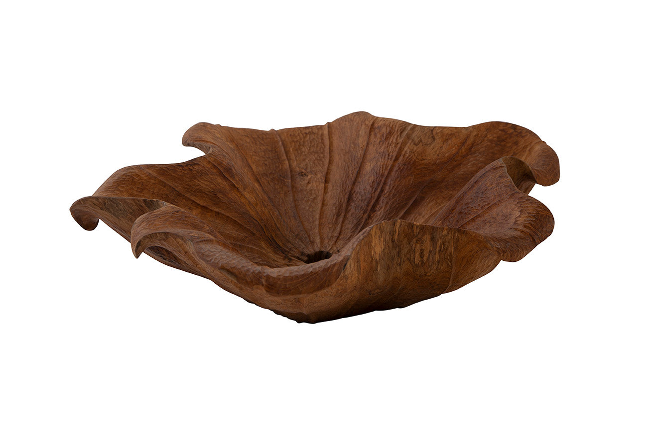 Marisol Carved Wood Bowl