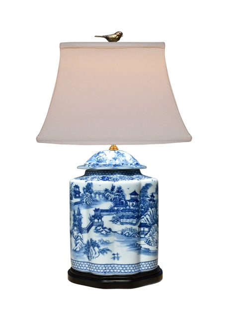 Shanxing Scalloped Chinoiserie Lamp