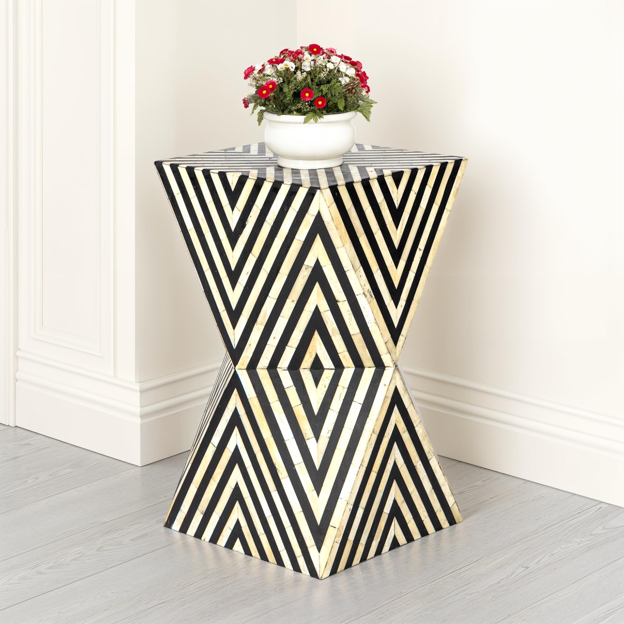 Lagos Inlay Side Table