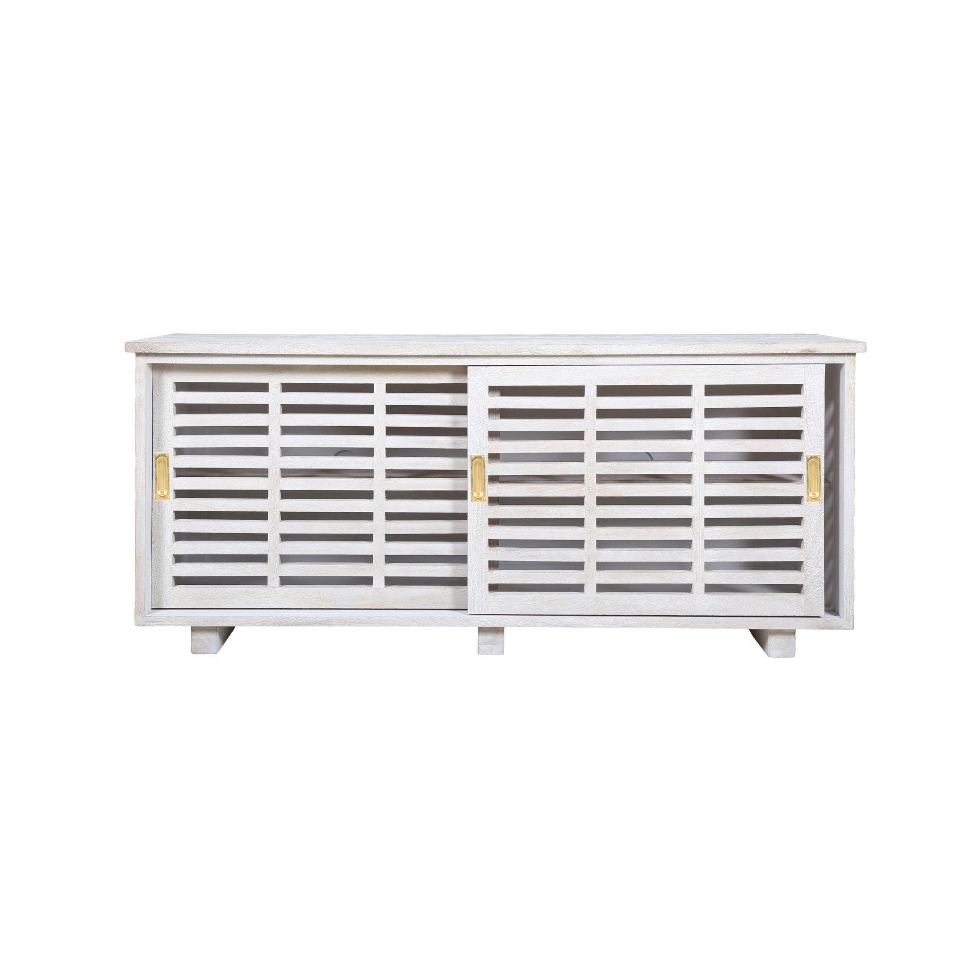 Rhodes Slatted Wood Sideboard