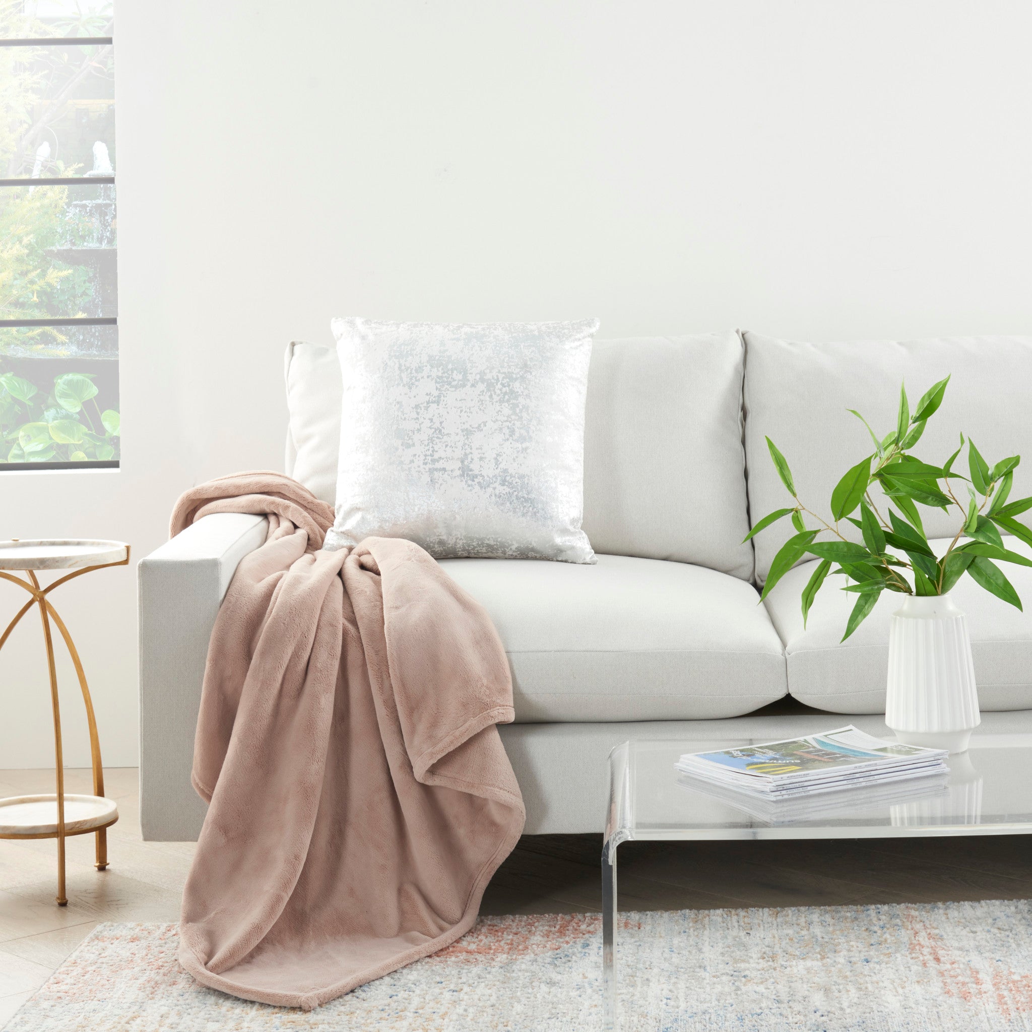 Marion Faux Mink Throw