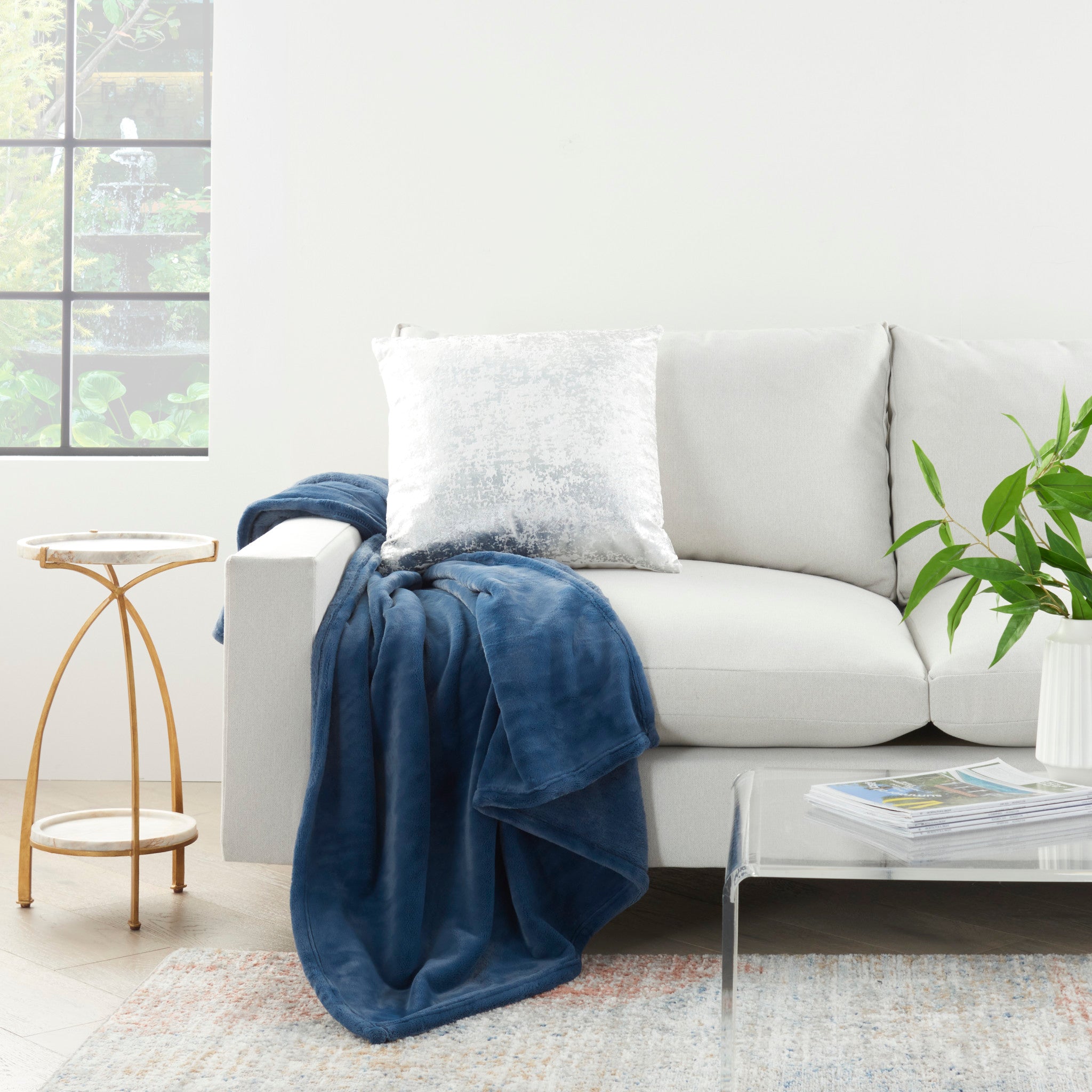 Marion Faux Mink Throw