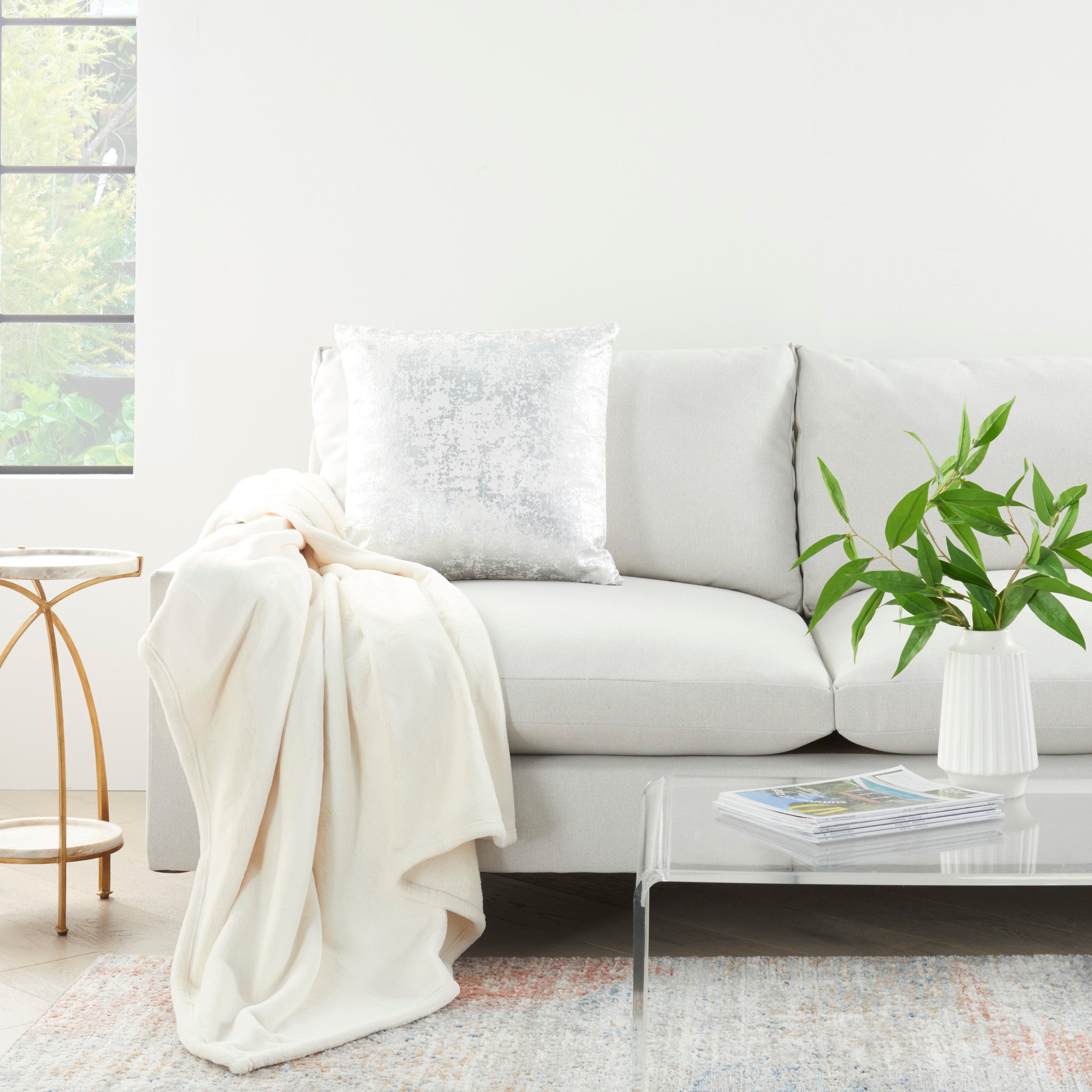 Marion Faux Mink Throw