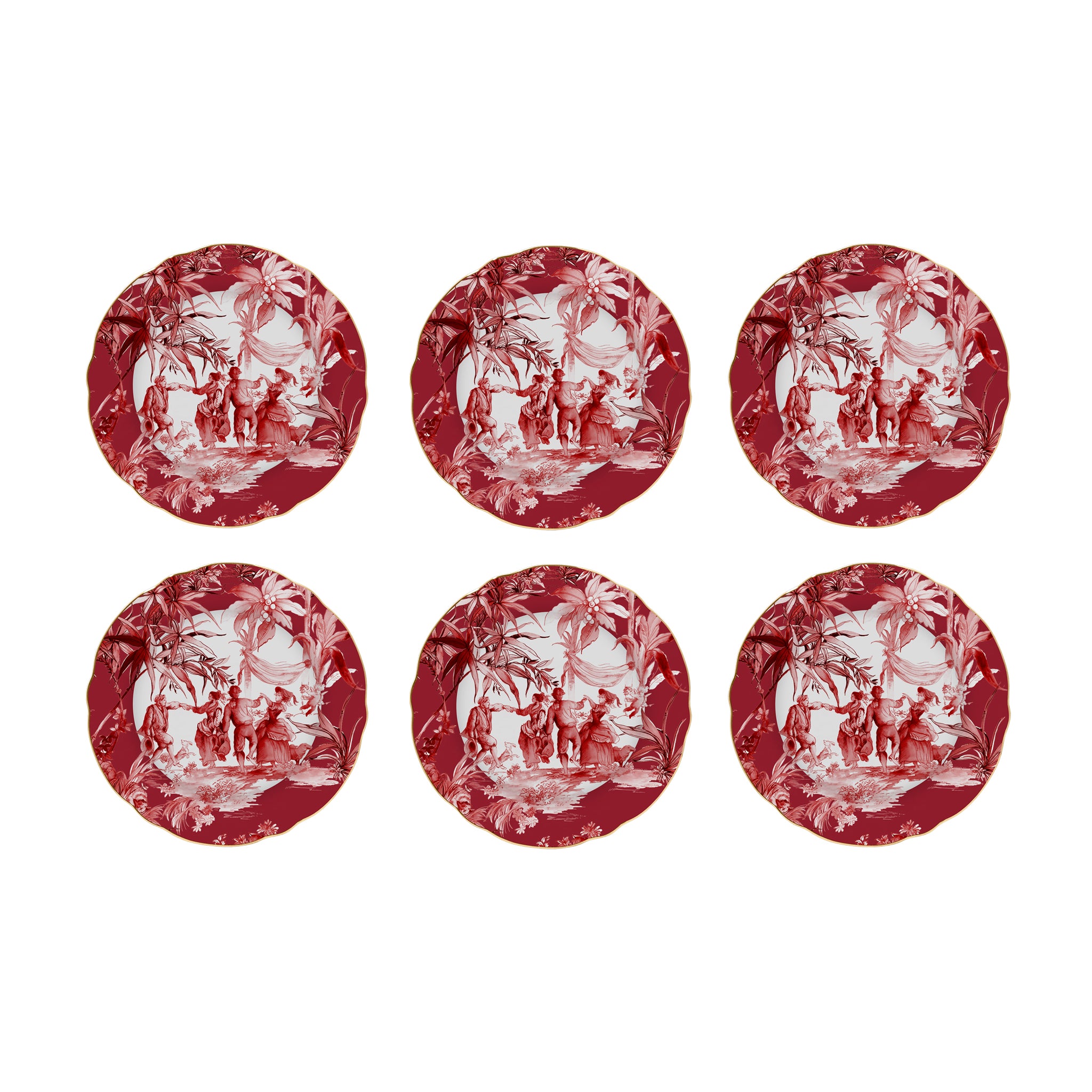 Antoinette Dinner Plates, Set of 6