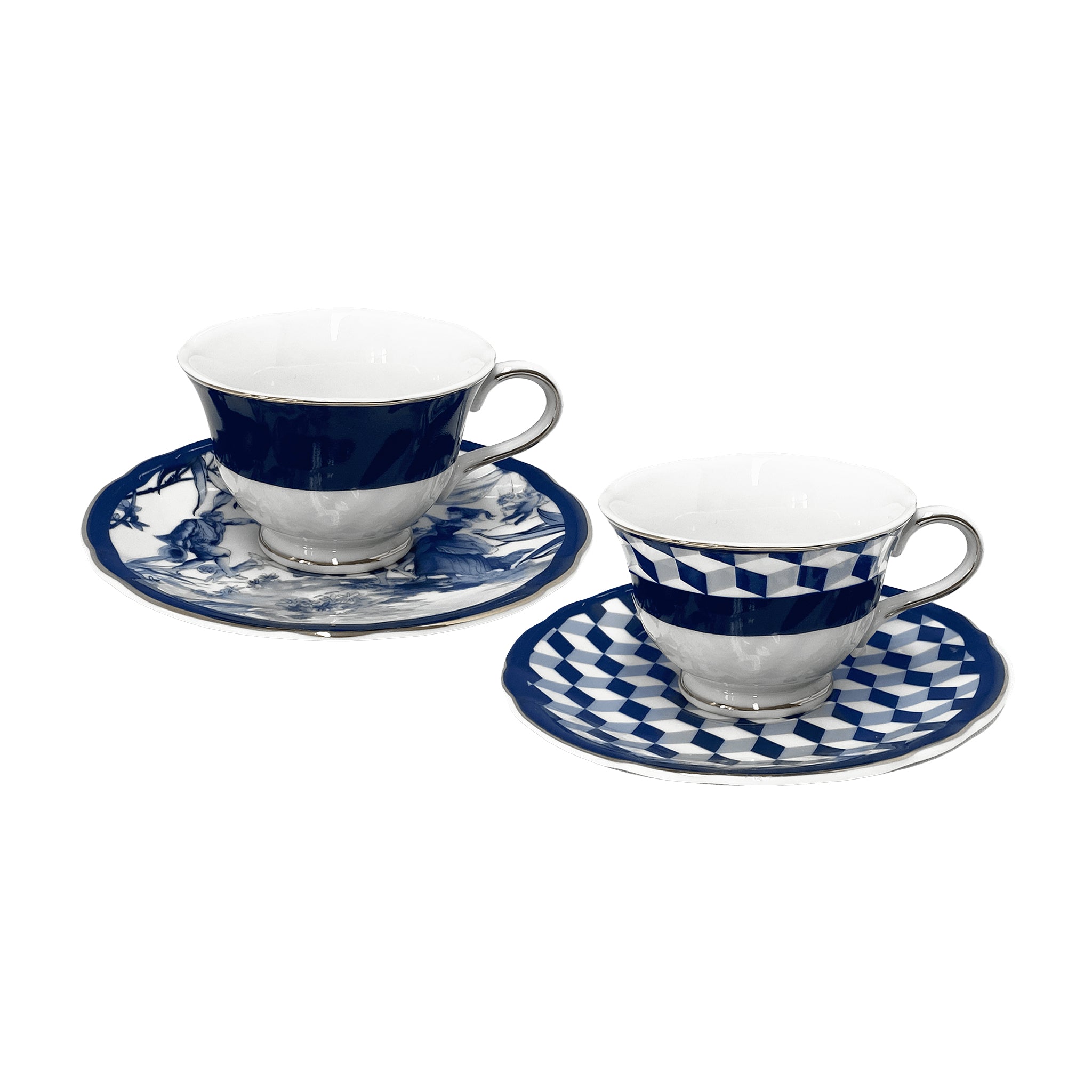 Antoinette Teacups, Set of 2