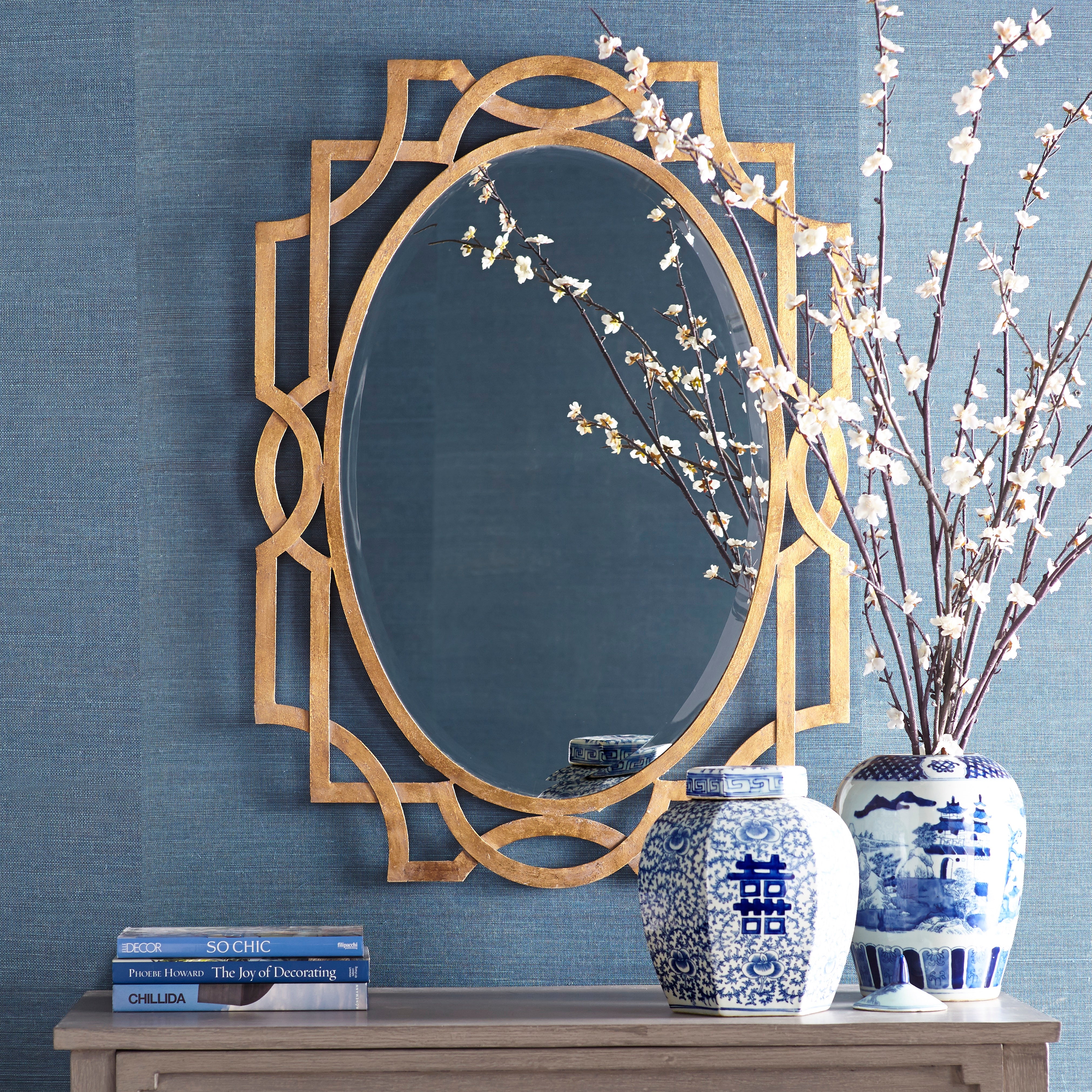 Erte Gilded Mirror
