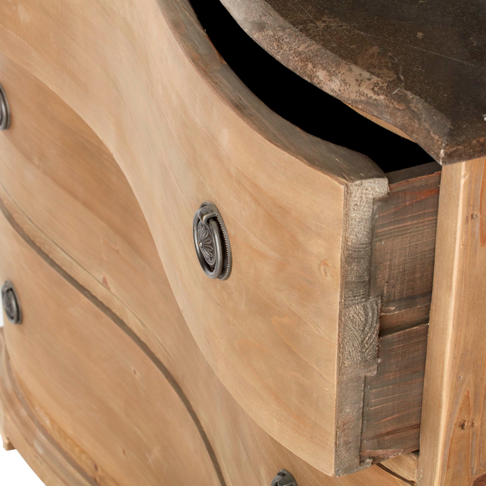 Swedish Bowfront Chest