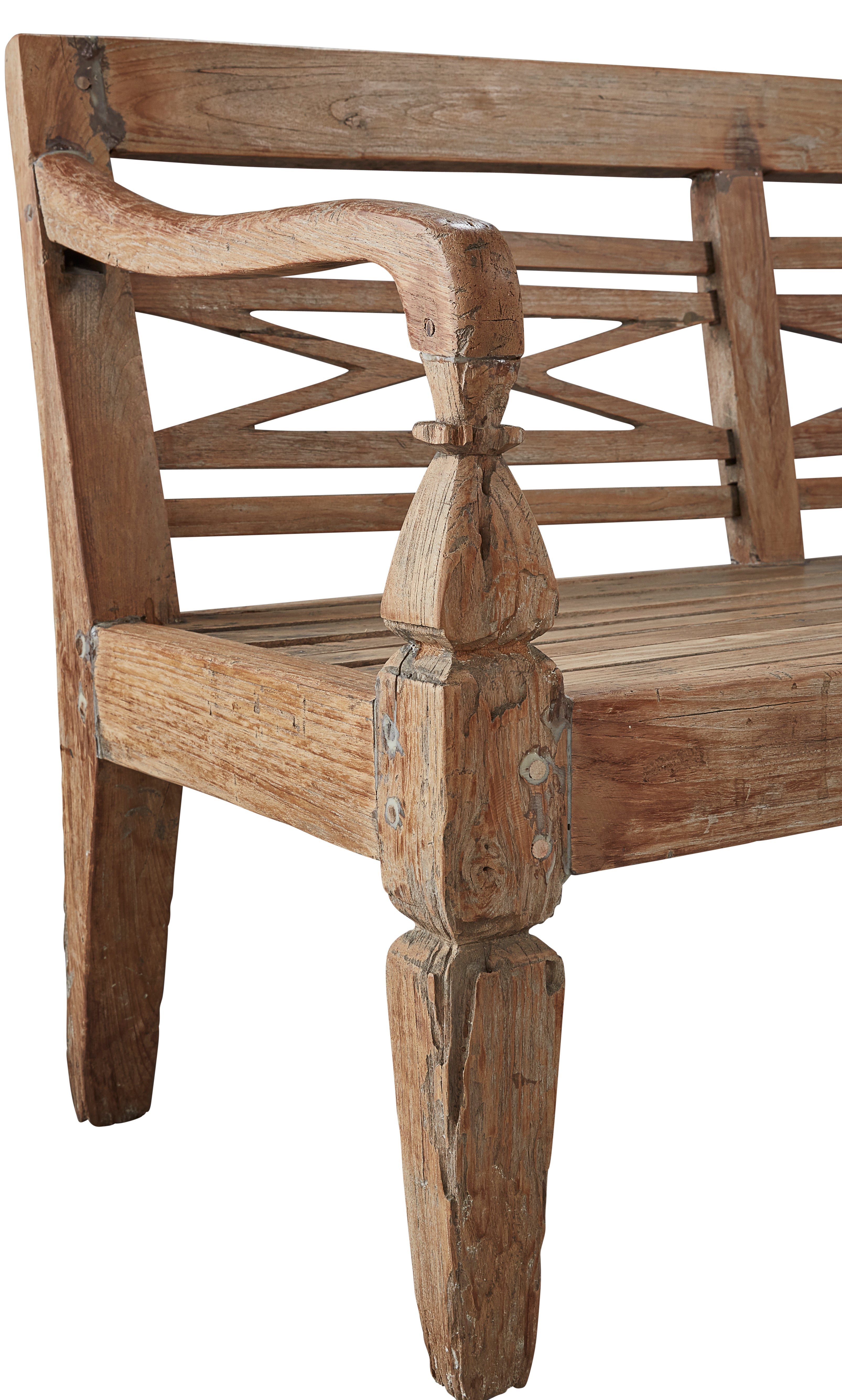 Thomas Antique Teak Bench
