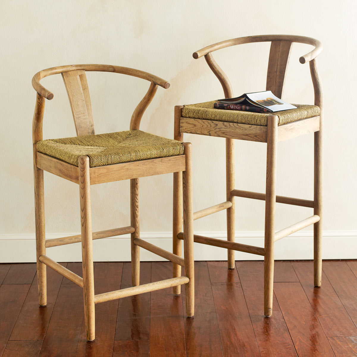 Danish Oak Bar Stool - Natural