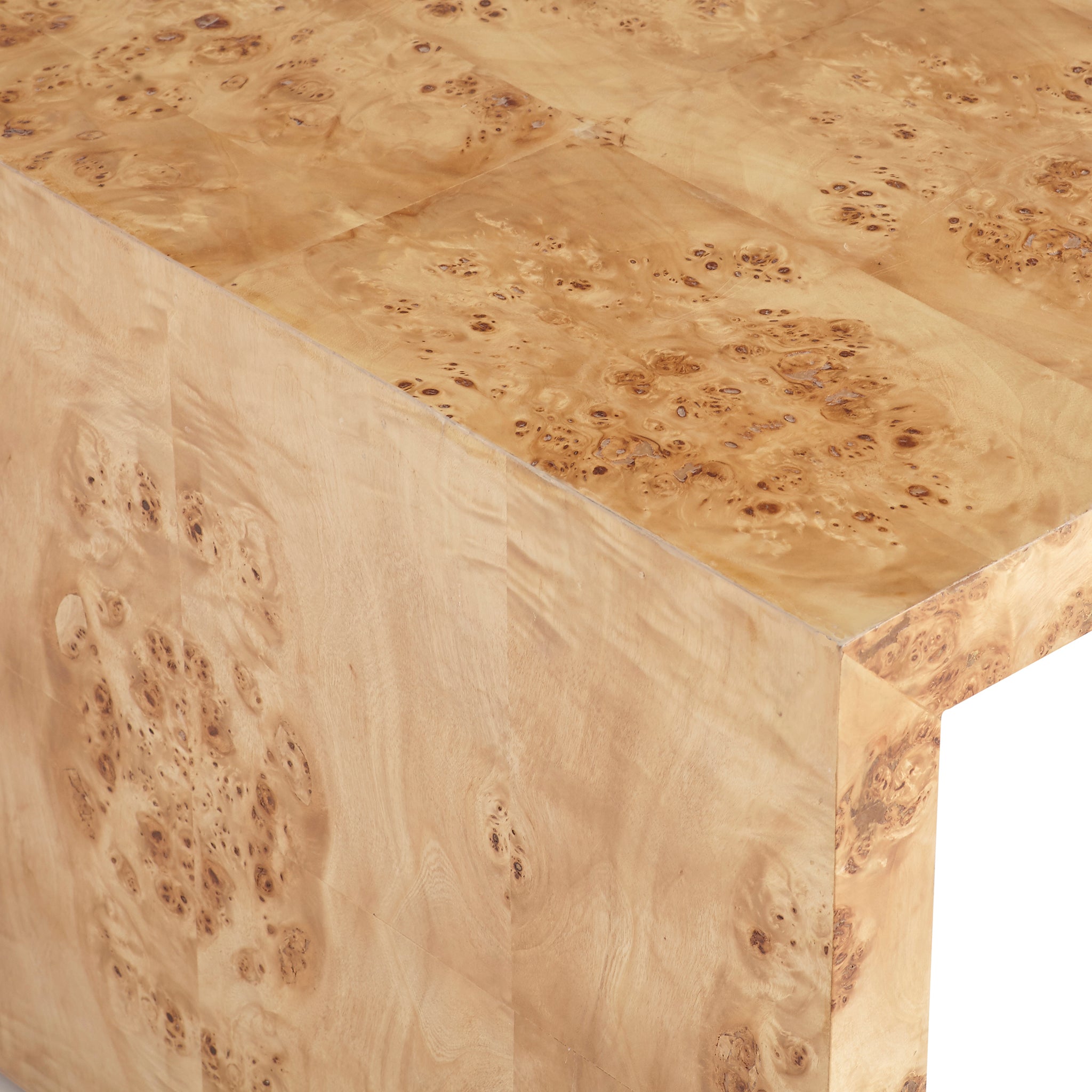 Oslo Burl Wood Veneer Coffee Table