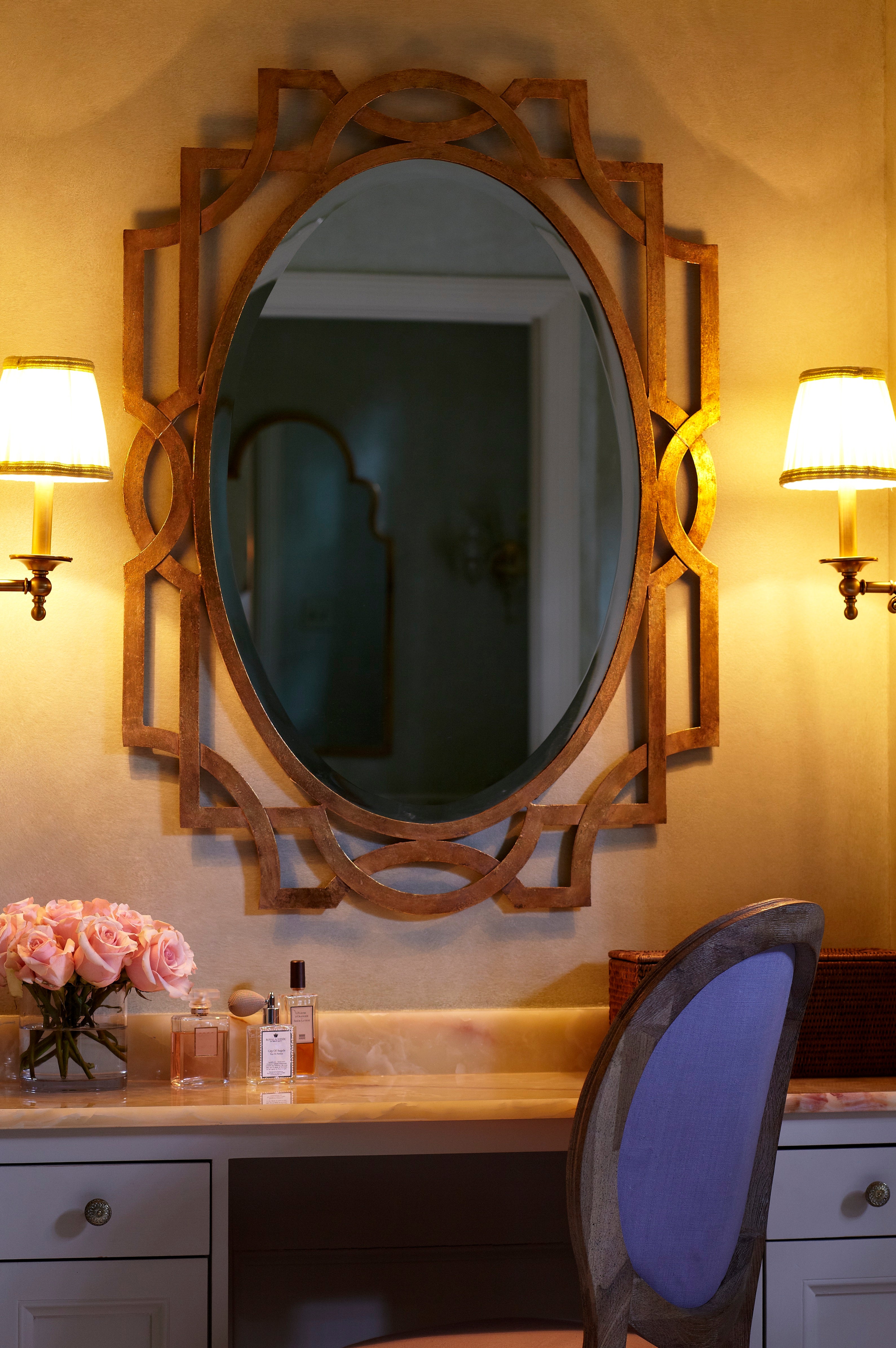 Erte Gilded Mirror