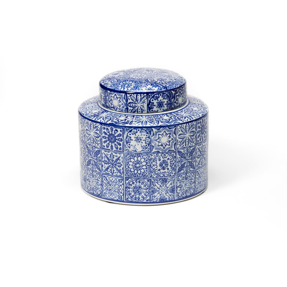 Floral Porcelain Round Jar