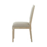 Side View Of Chateau Chair Without Arm With Weathered Wood