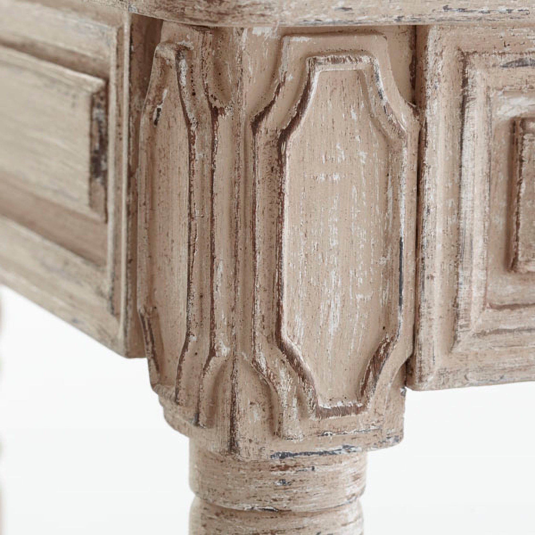 Antiqued Gustavian Console