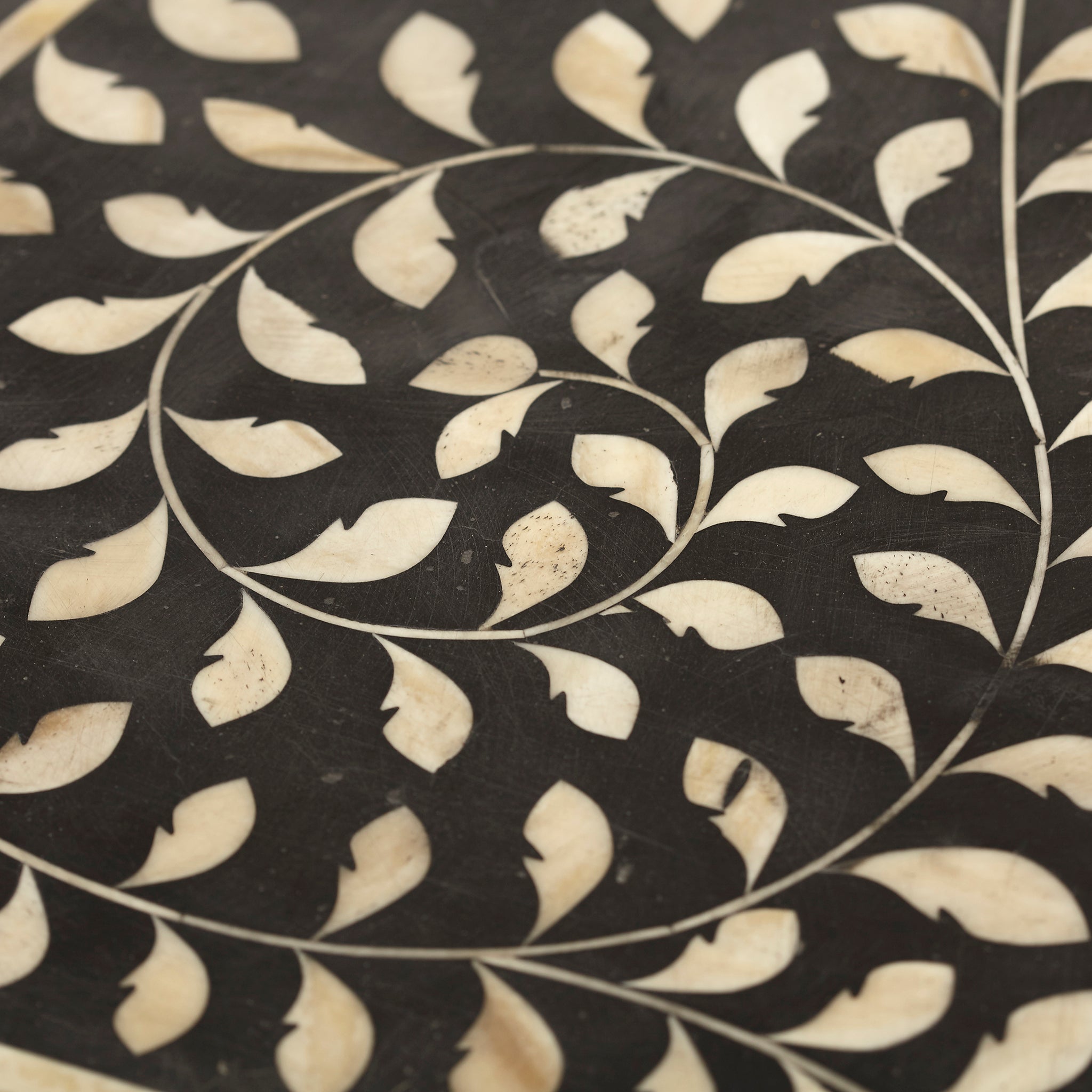 Macro View of the Moorish Dining Table Top Surface