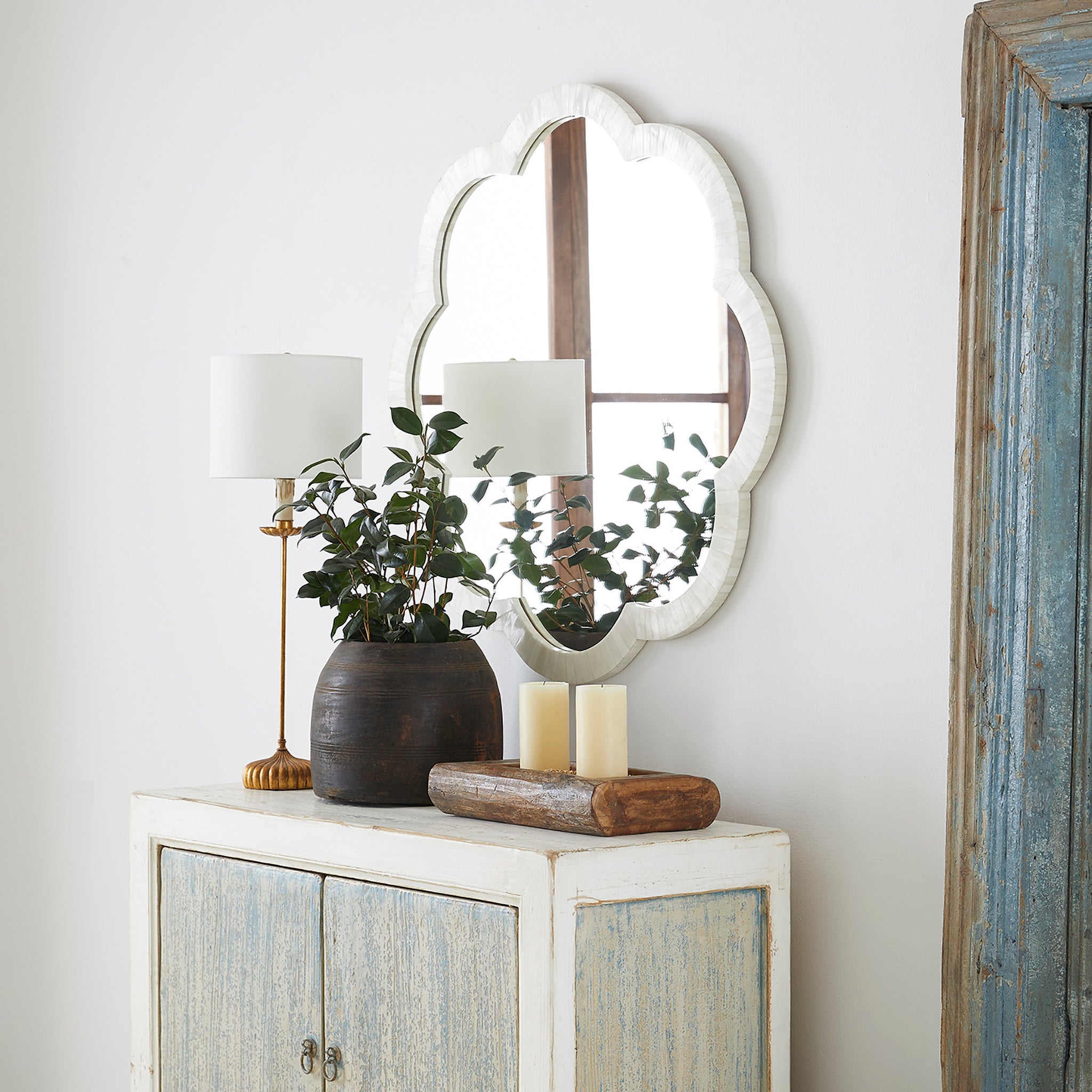 Dahlia Inlay Mirror