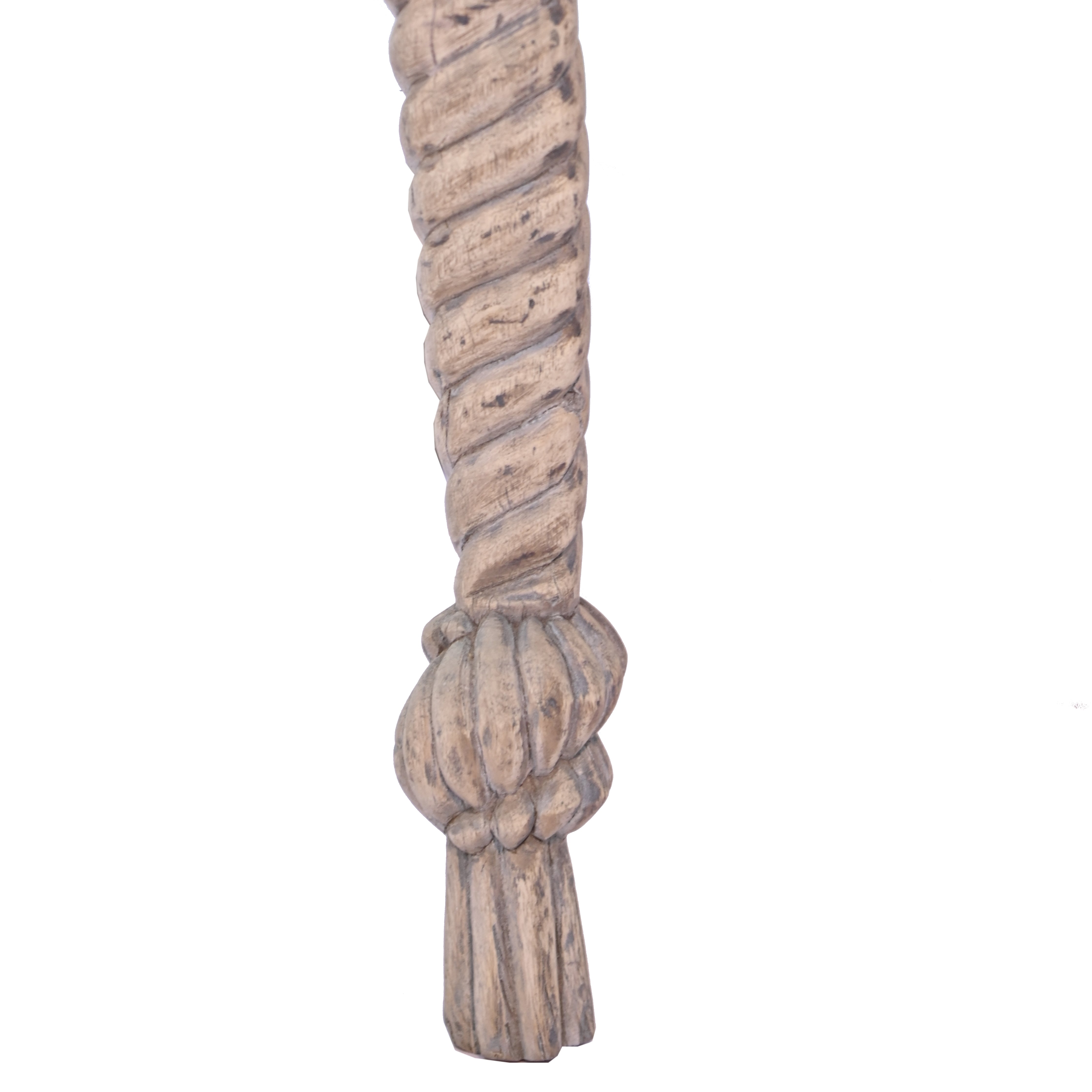 Amal Hand-Carved Rope Bench