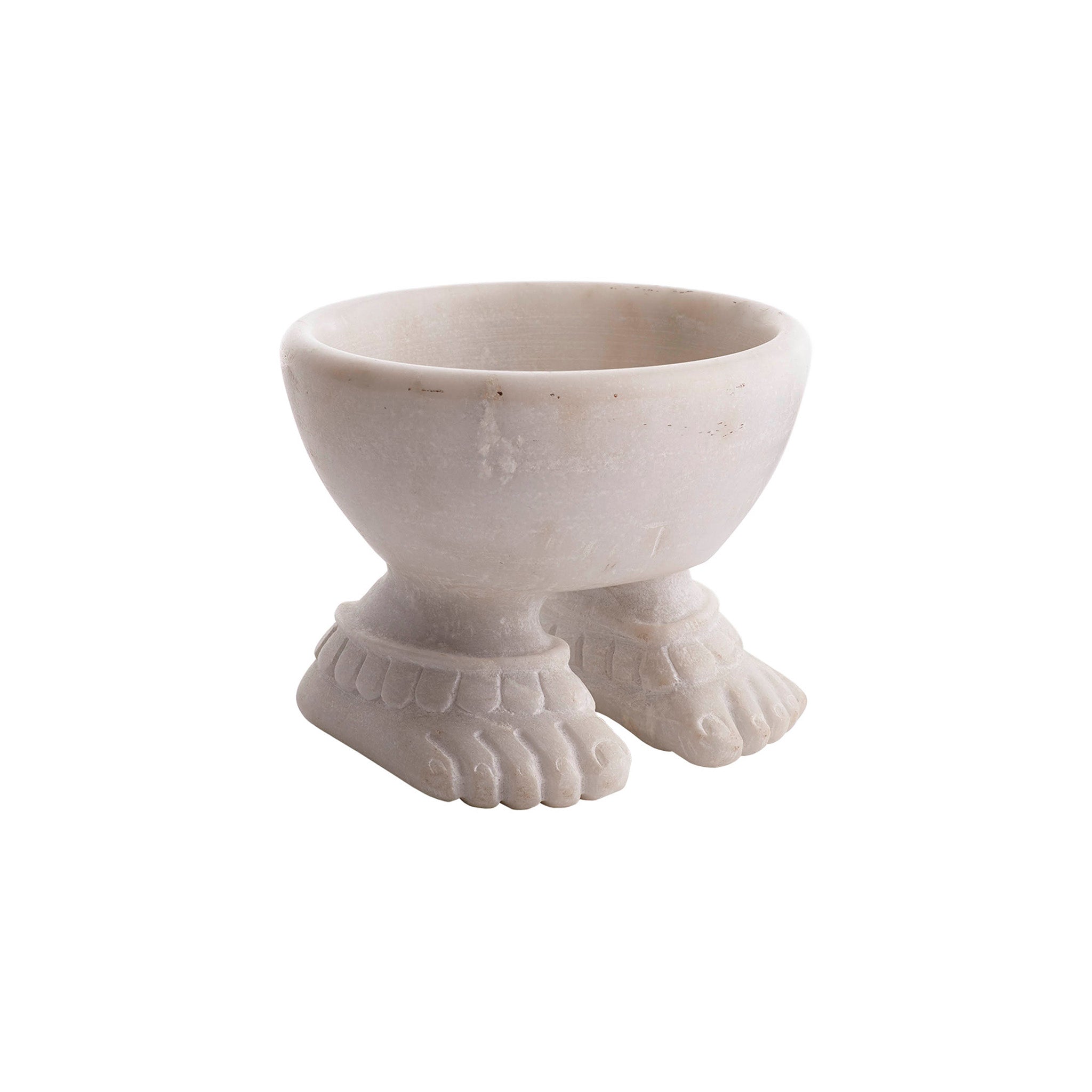 Footed Marble Bowl