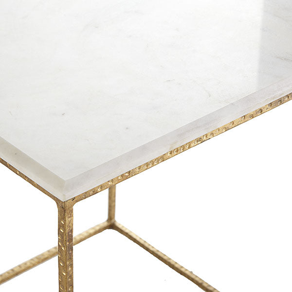 Gold Leaf Side Table