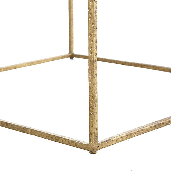 Gold Leaf Side Table