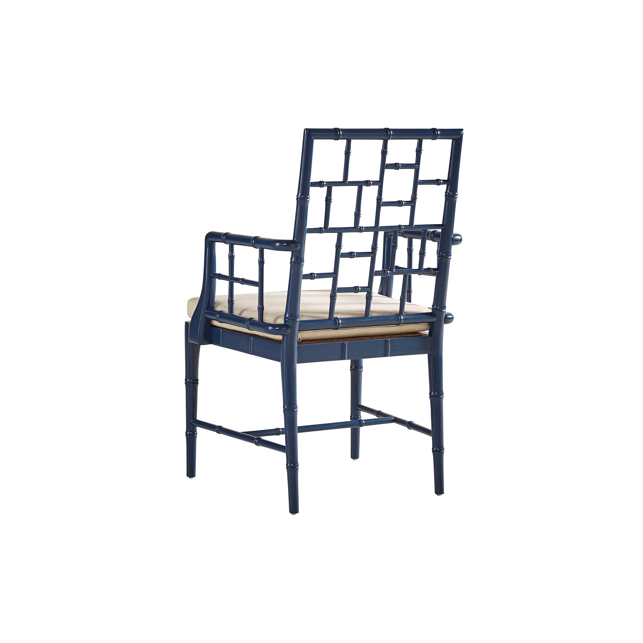 Square Chippendale Bamboo-Look Chair