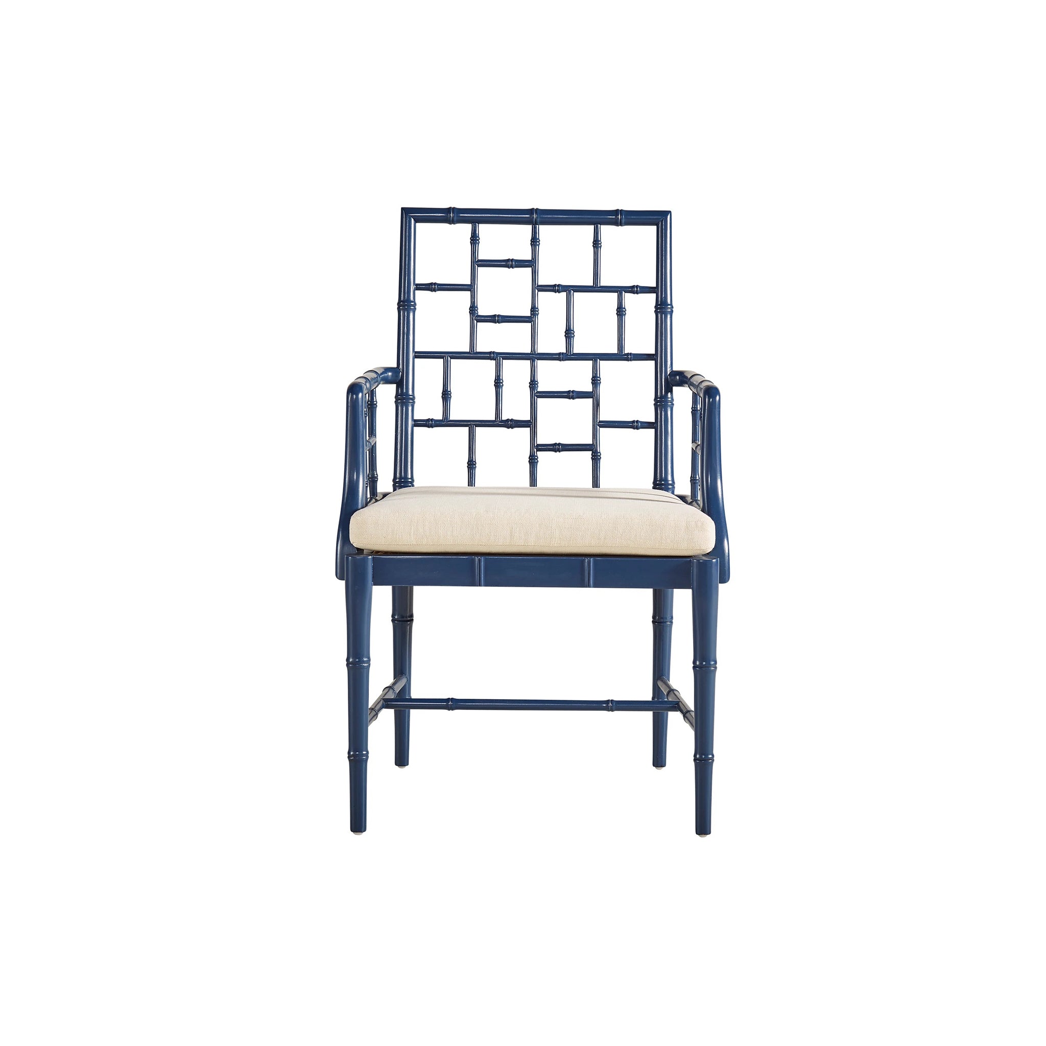 Square Chippendale Bamboo-Look Chair