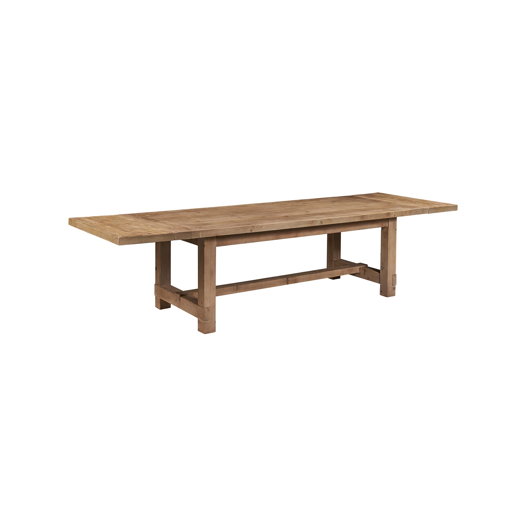Gray Finish Rectangular Pine Dining Table | Wisteria