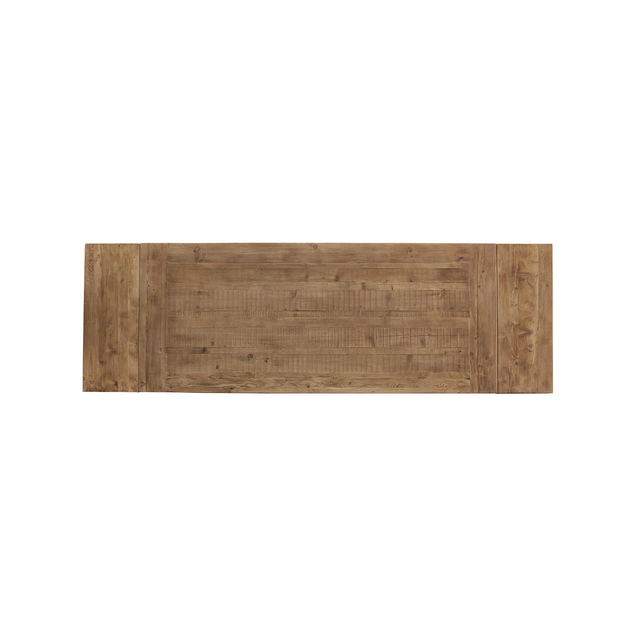 Gray Finish Rectangular Extension Pine Dining Table