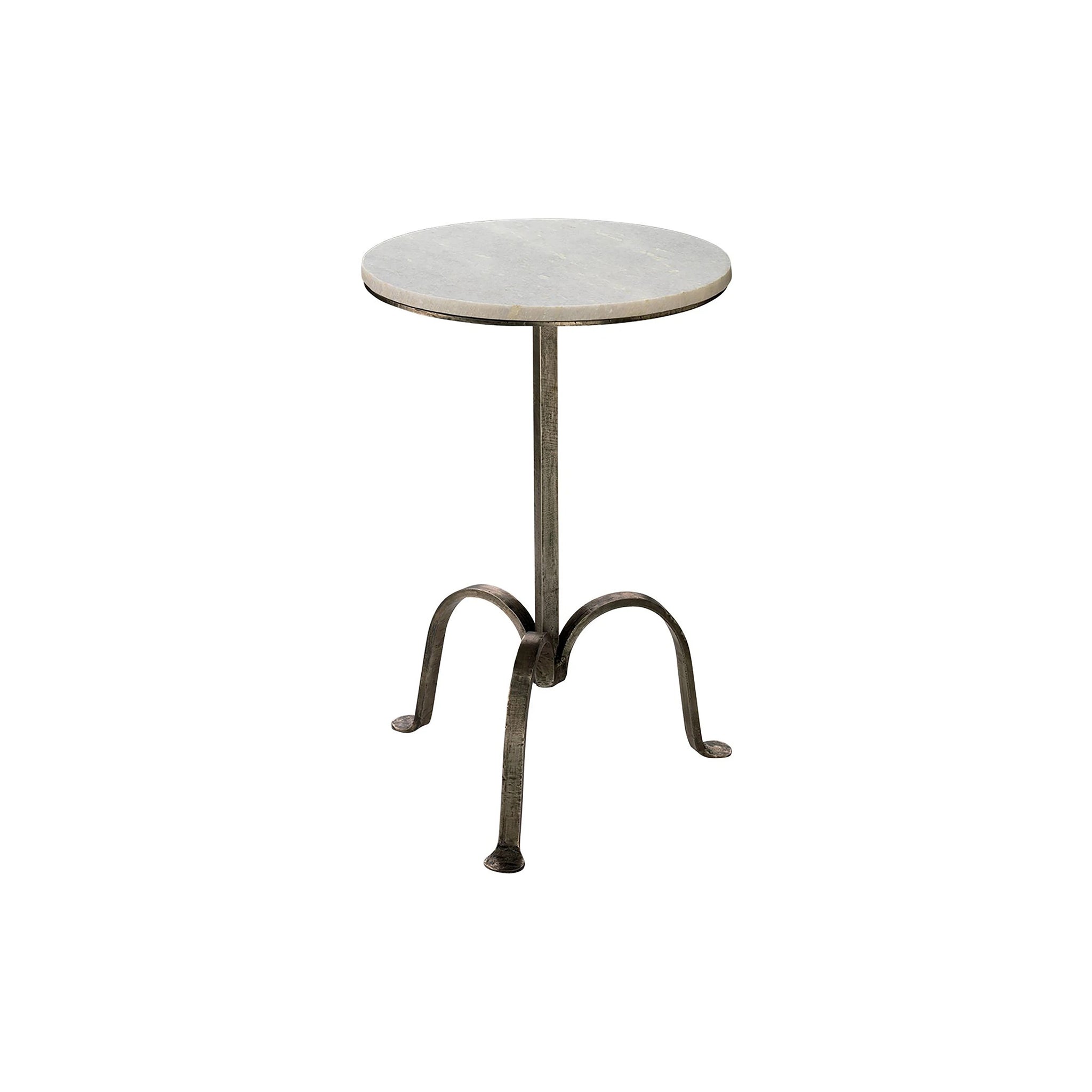 Hoop Leg Marble Top Table