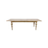 Greensboro Dining Table, highlighting its sturdy construction and modern aesthetic