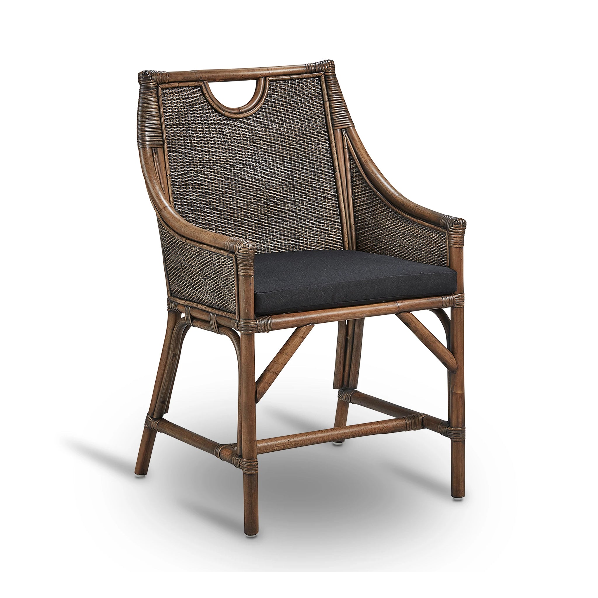 Tangiers Outdoor Wicker and Cushion Recliner