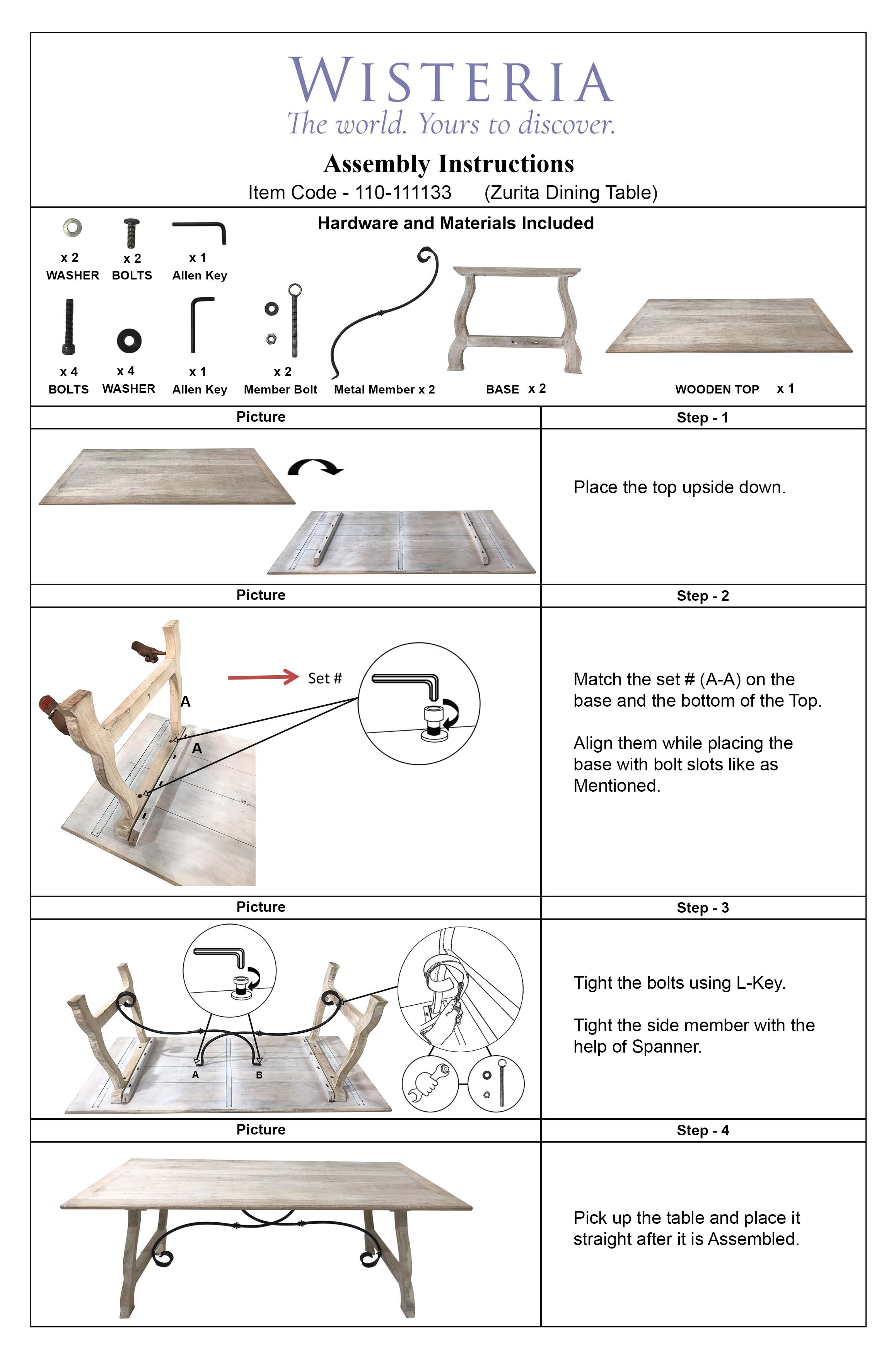 Zurita Dining Table