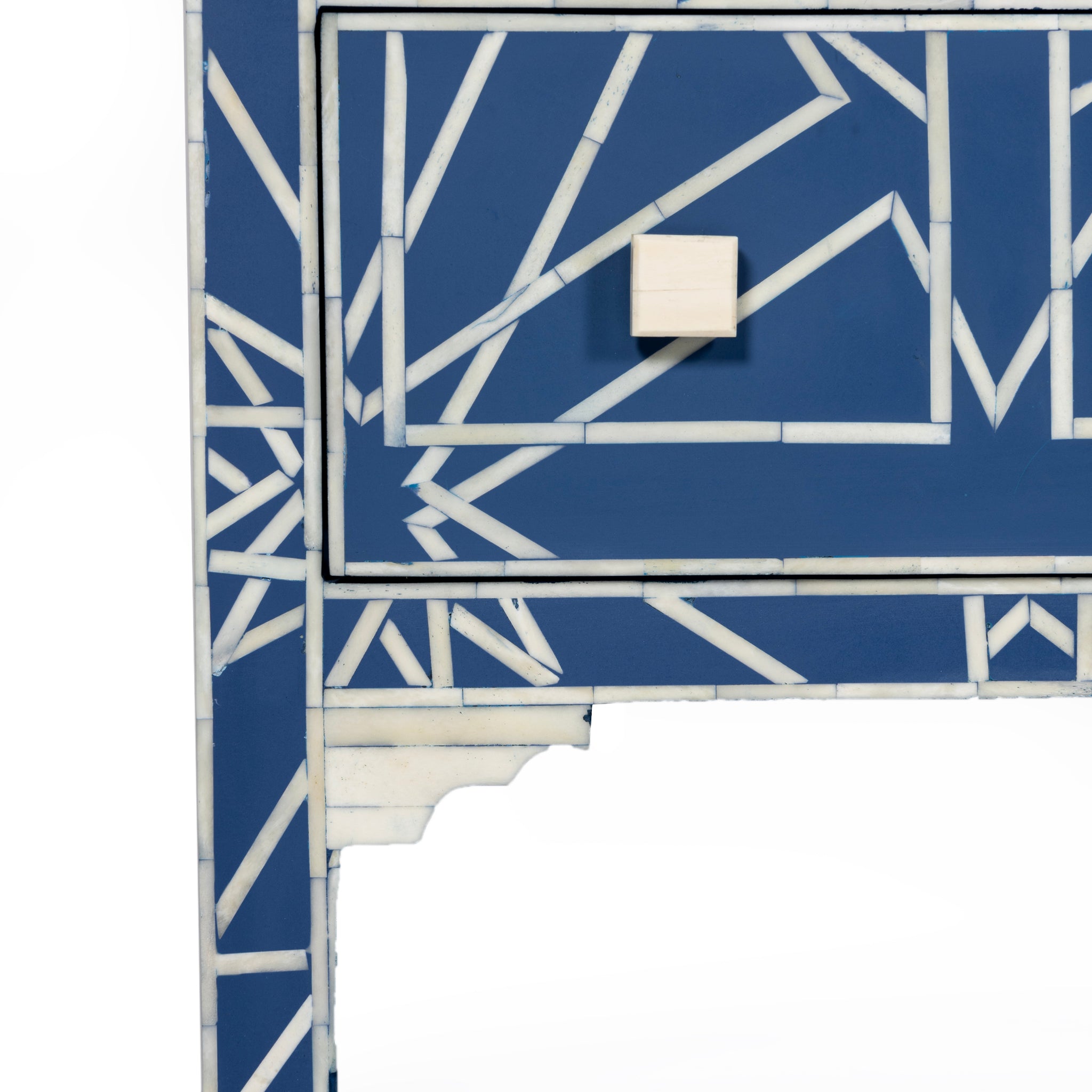 Sapphire Bone Inlay Moroccan Dresser