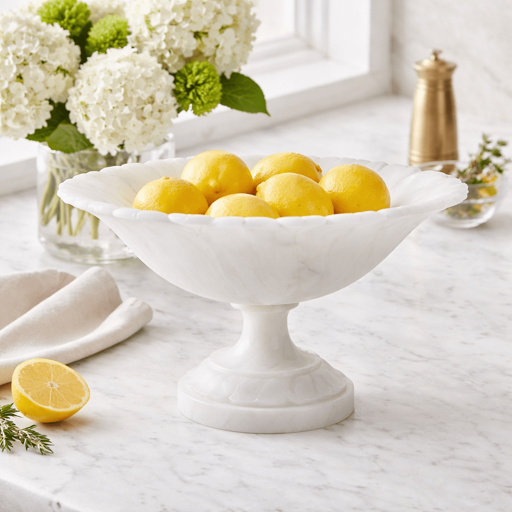 Alabarte Pedestal Bowl - Wisteria
