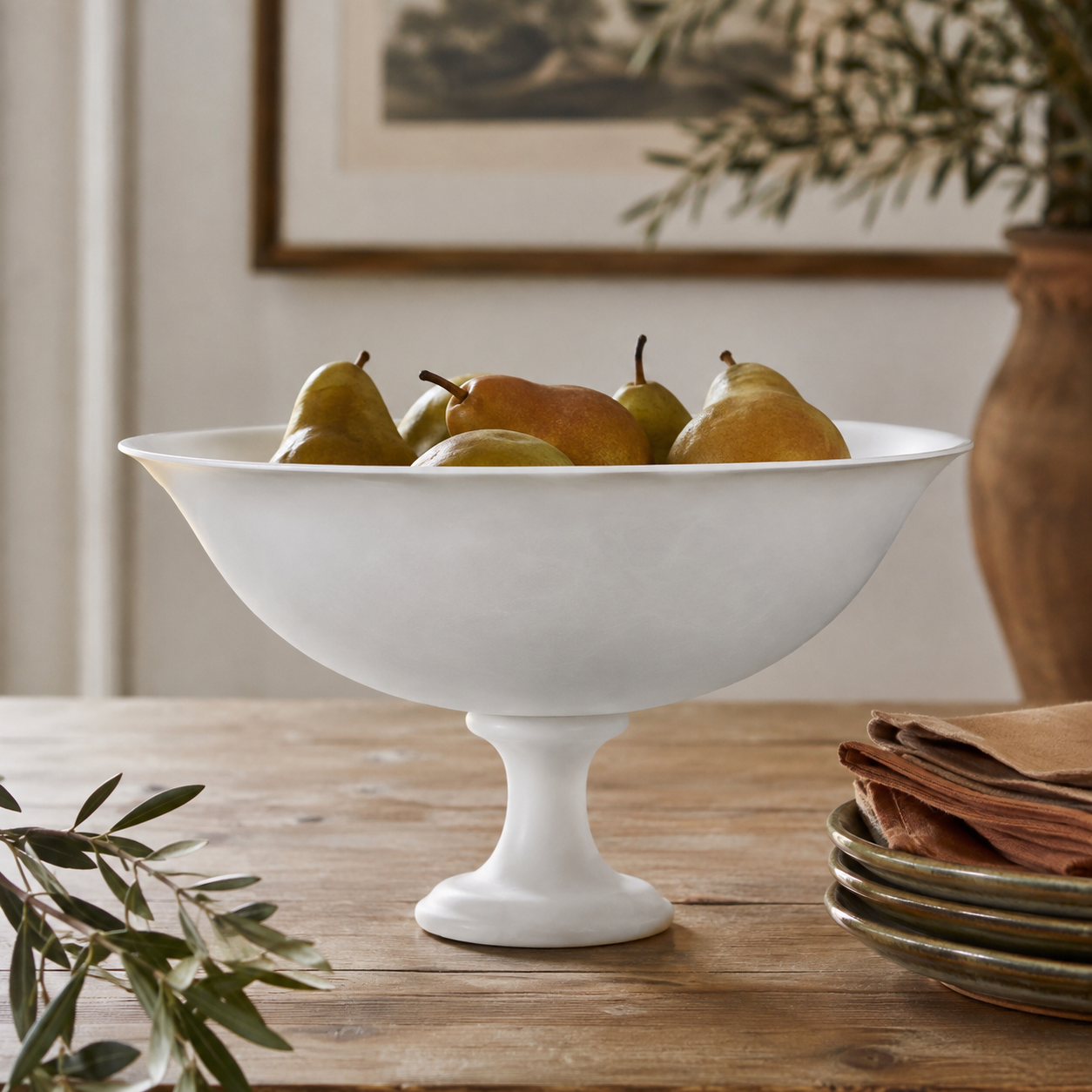 Alabarte Wide Pedestal Bowl